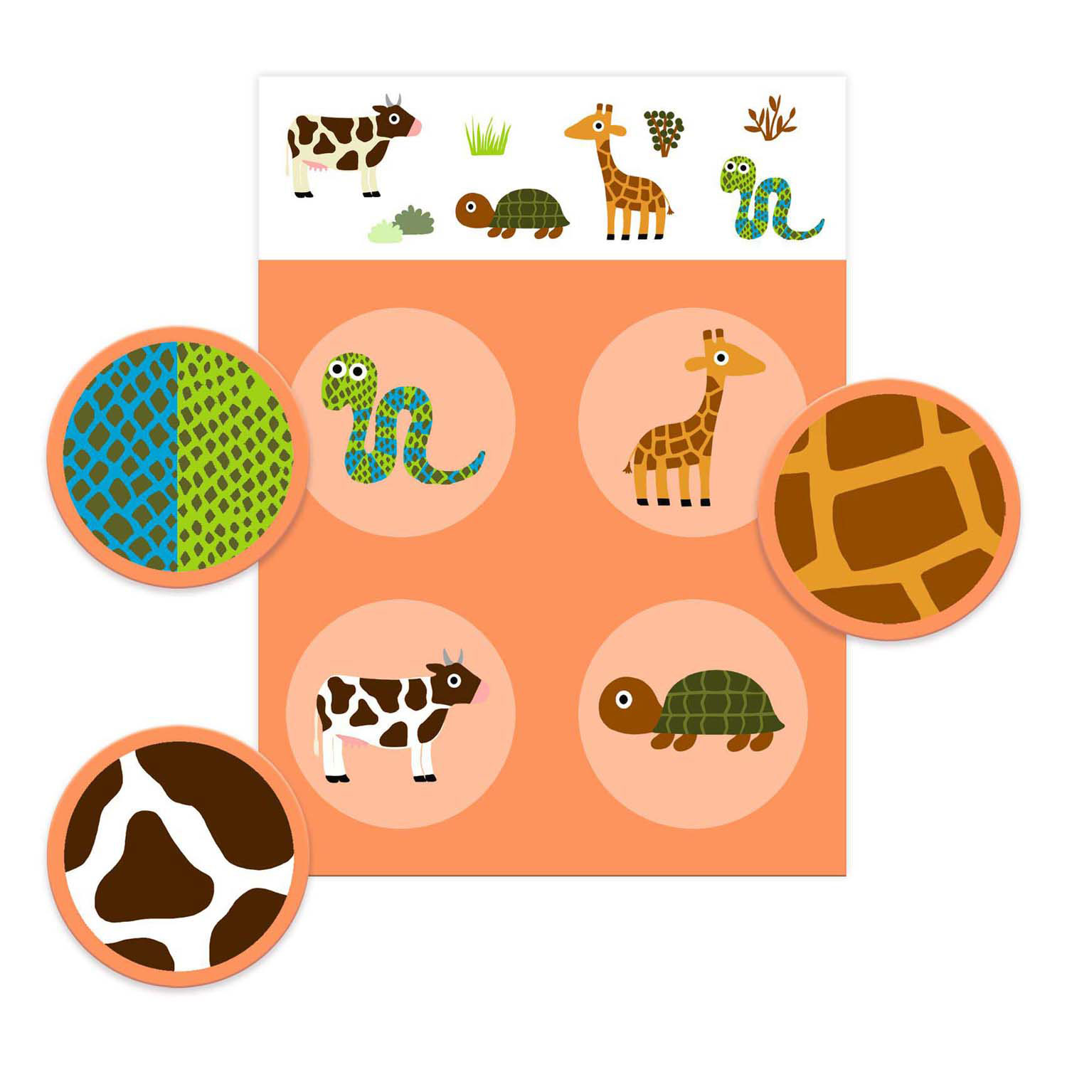 Djeco Lottospel Dieren - 16st. 