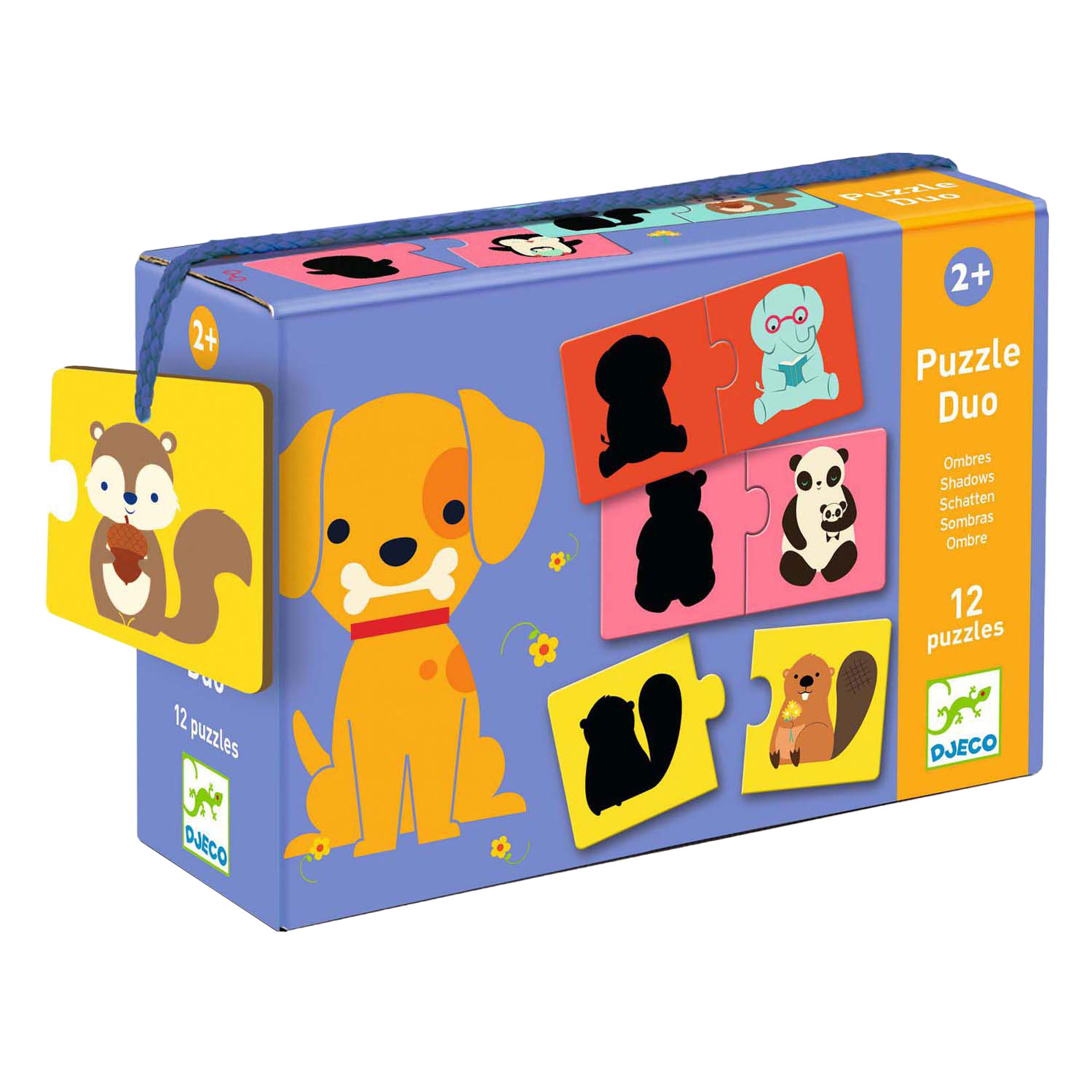 Djeco Puzzel Duo Dieren - 12st.