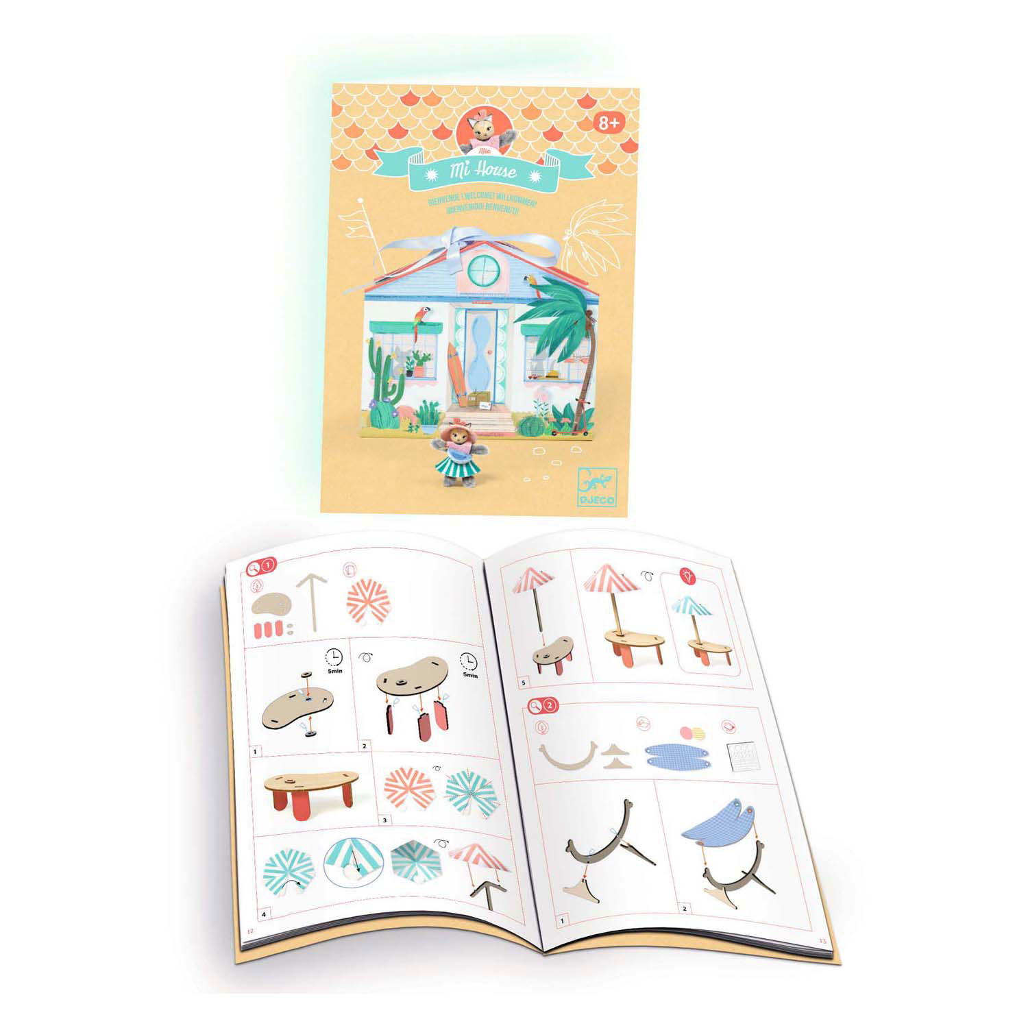 Djeco DIY - Knutselset Huisje Maken Mia