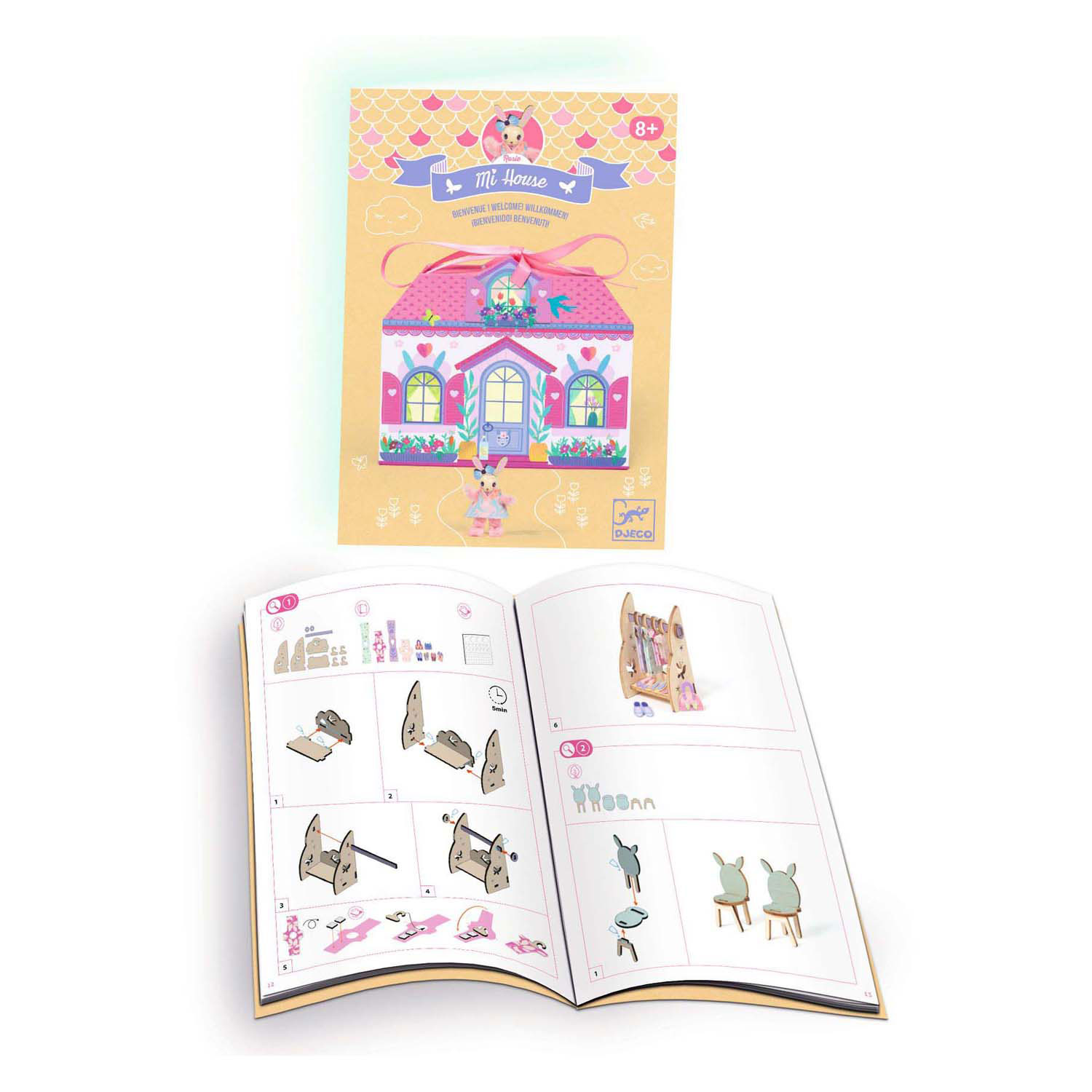 Djeco DIY - Knutselset Huisje Maken Rosie