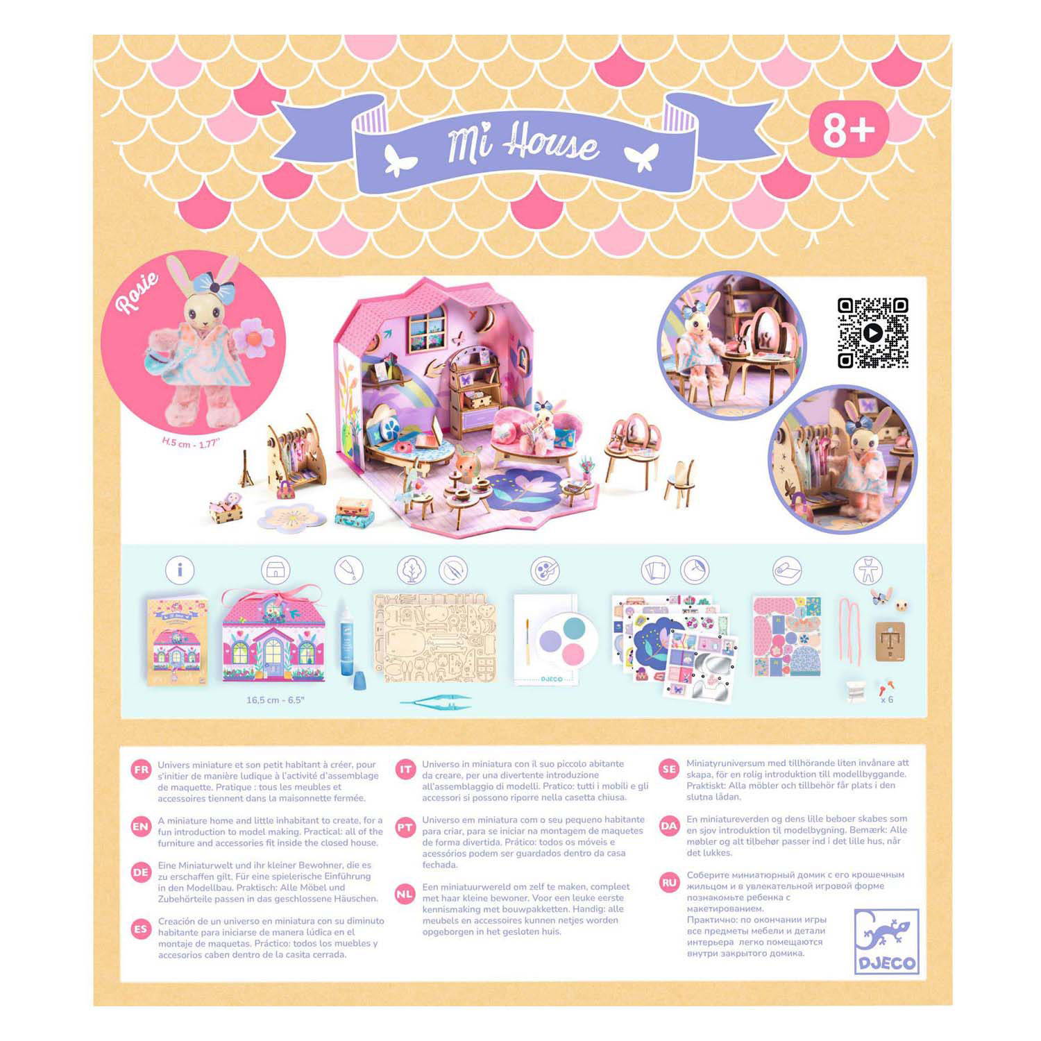 Djeco DIY - Knutselset Huisje Maken Rosie