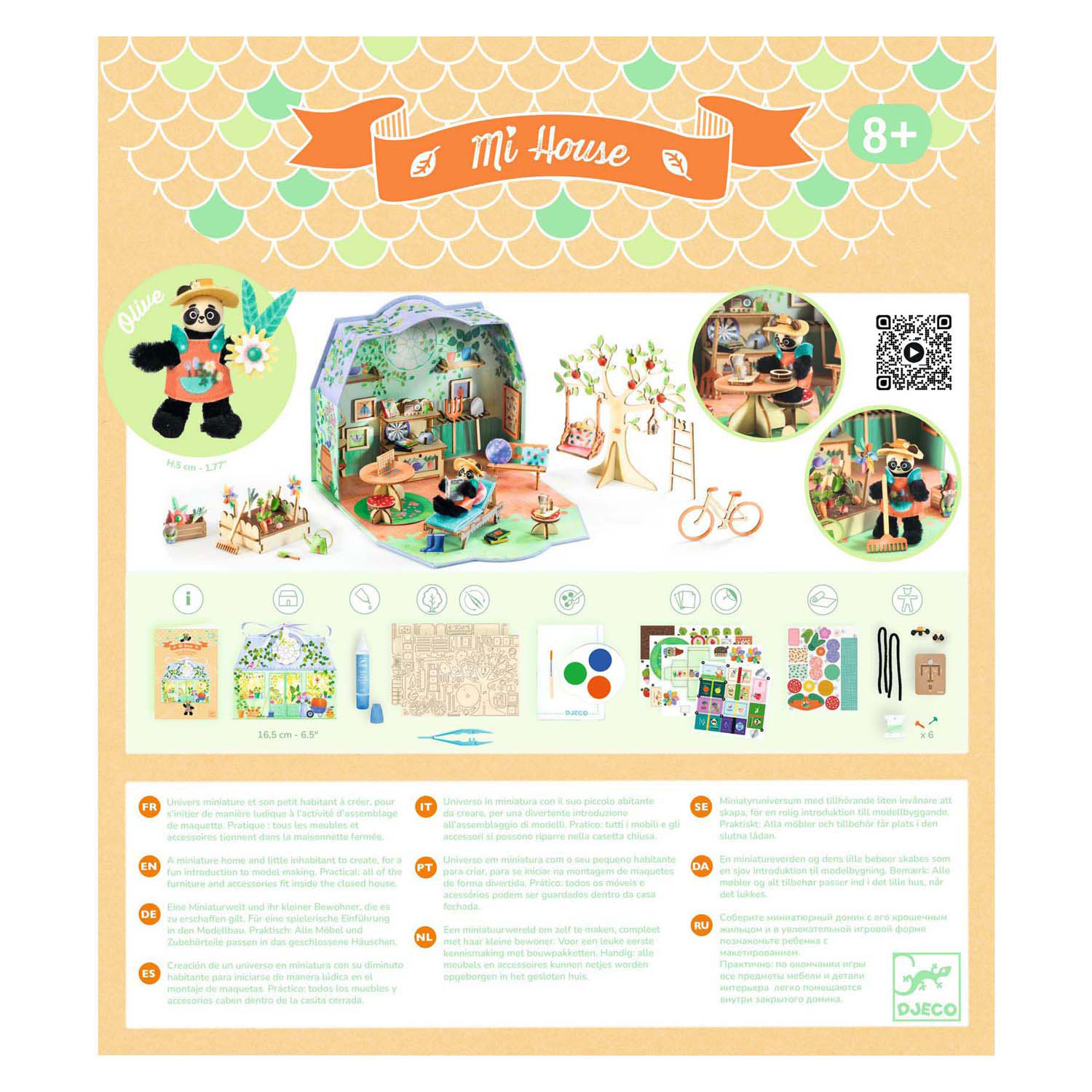 Djeco DIY - Knutselset Huisje Maken Olive