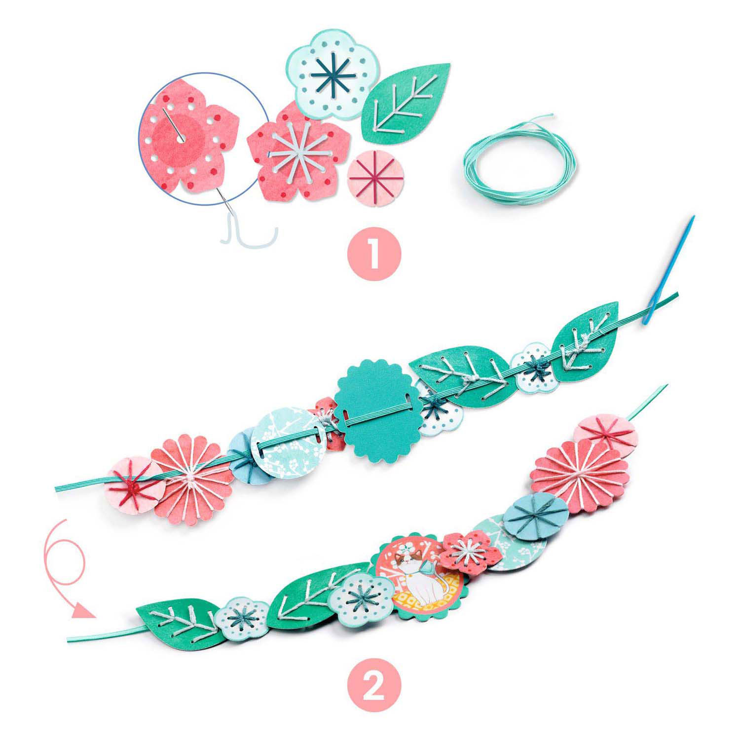 Djeco DIY - Halsketting Maken