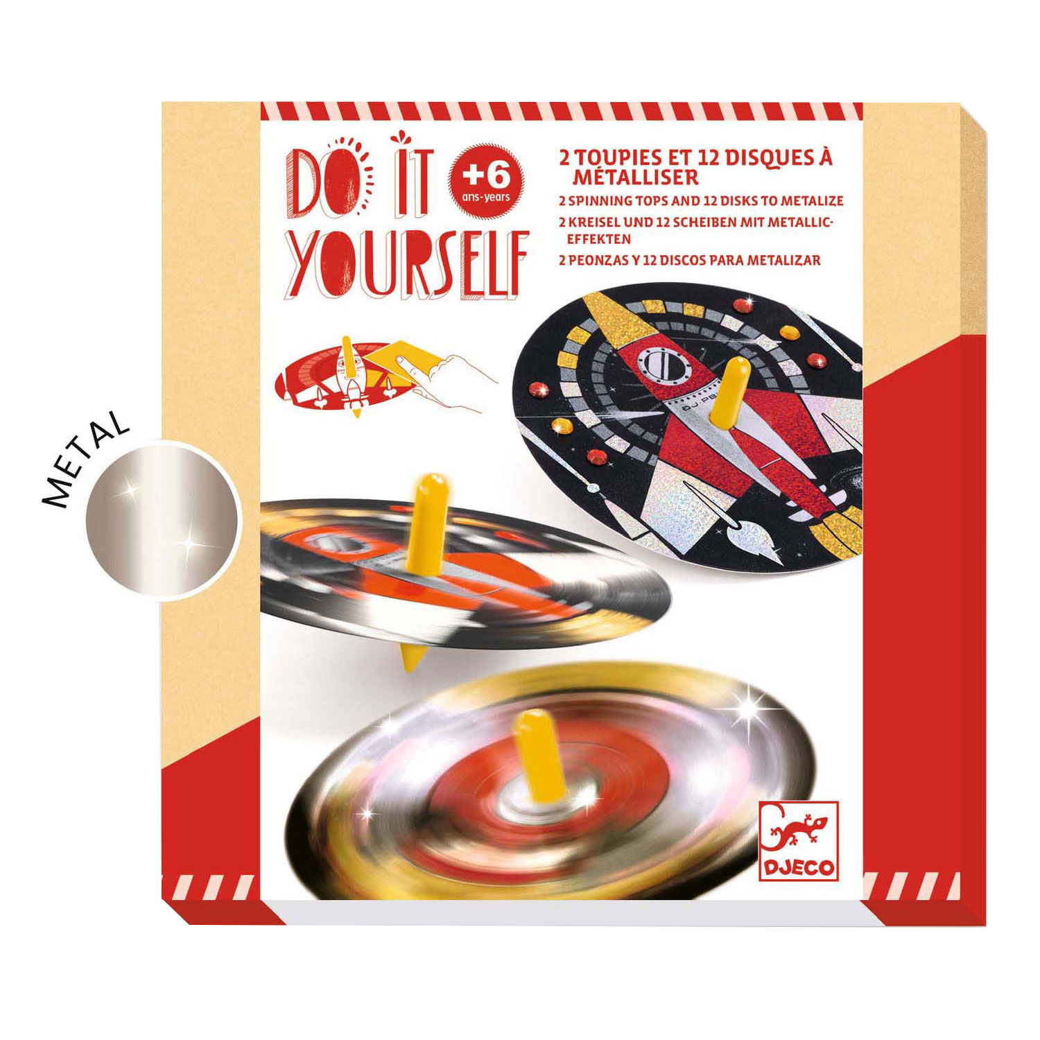 Djeco DIY - Toupies L'Espace