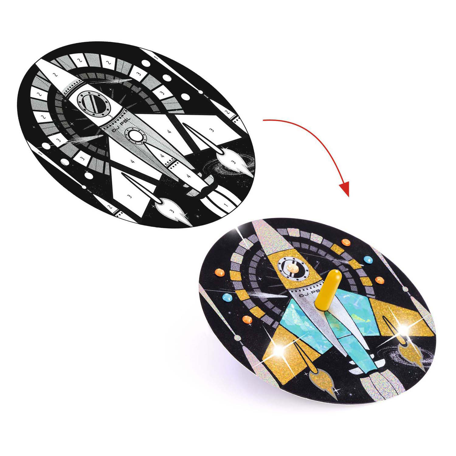 Djeco DIY - Toupies L'Espace