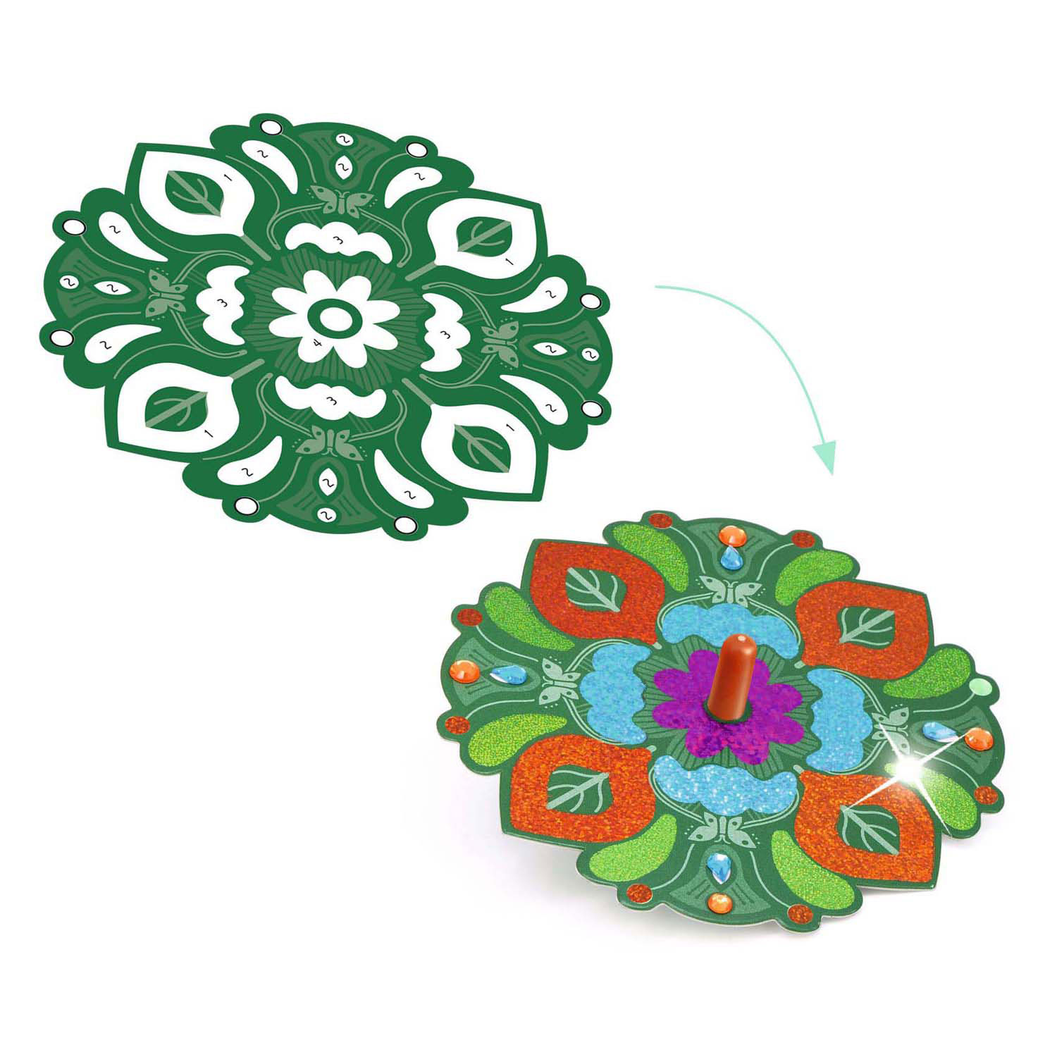 Djeco DIY - Tollen Bloem