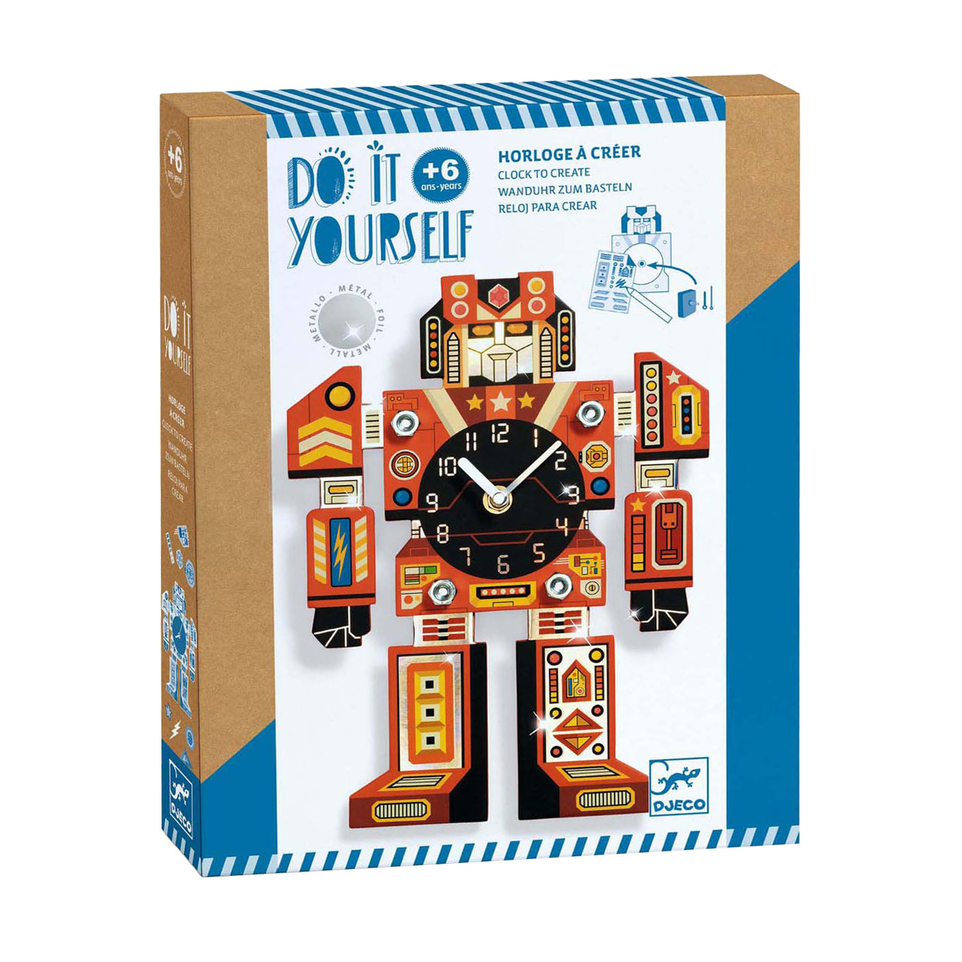 Djeco DIY - Knutselset Robot Klok