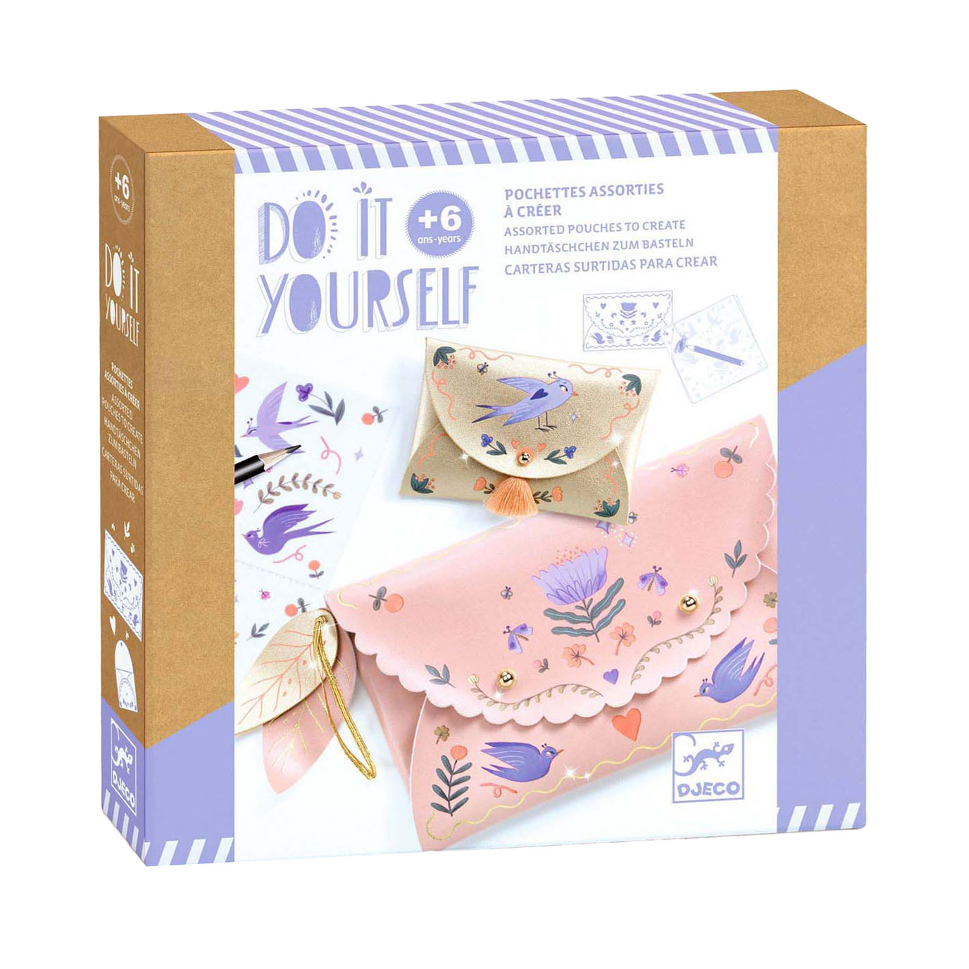 Djeco DIY - Knutselset Tasje en Portemonnee
