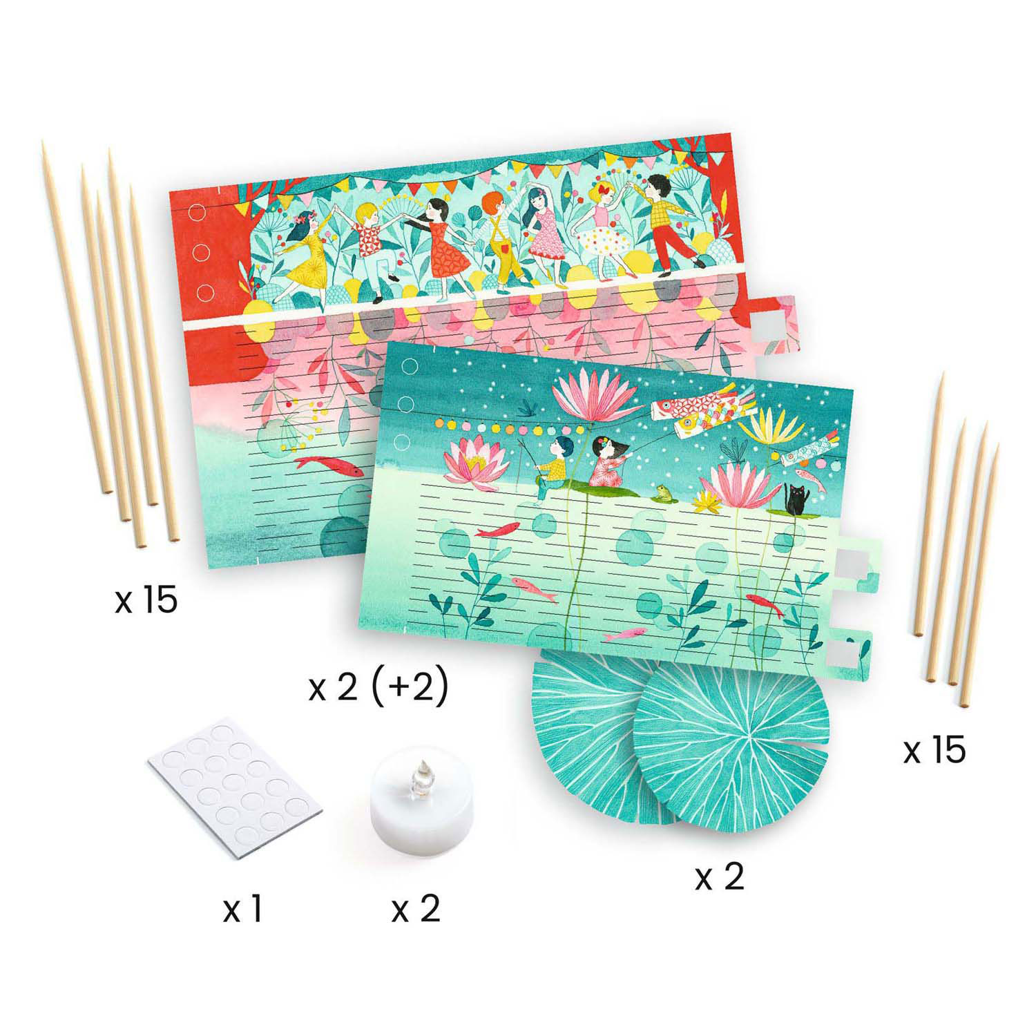 Djeco DIY - Knutselset Papieren Windlichten