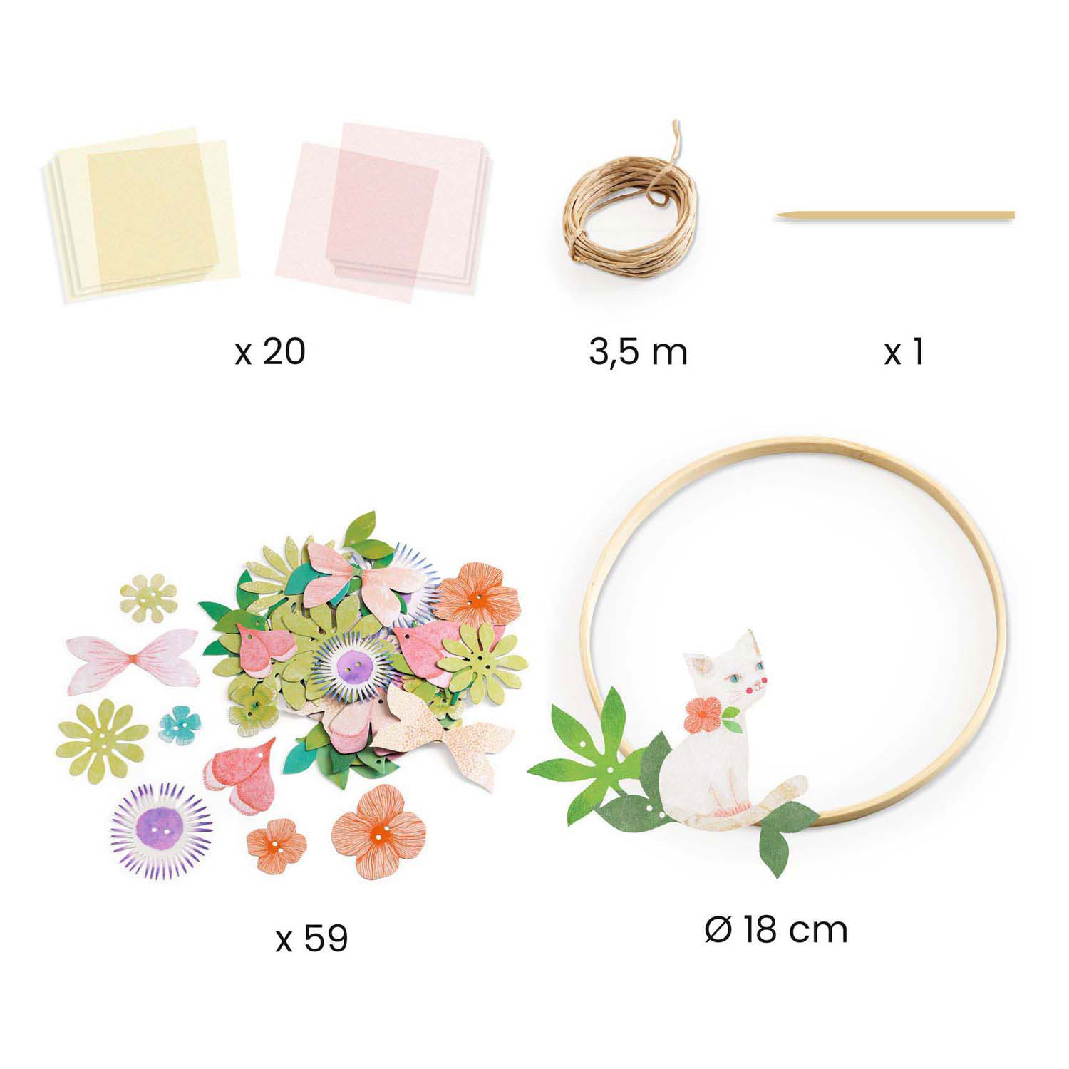 Djeco DIY - Knutselset Bloemenkrans