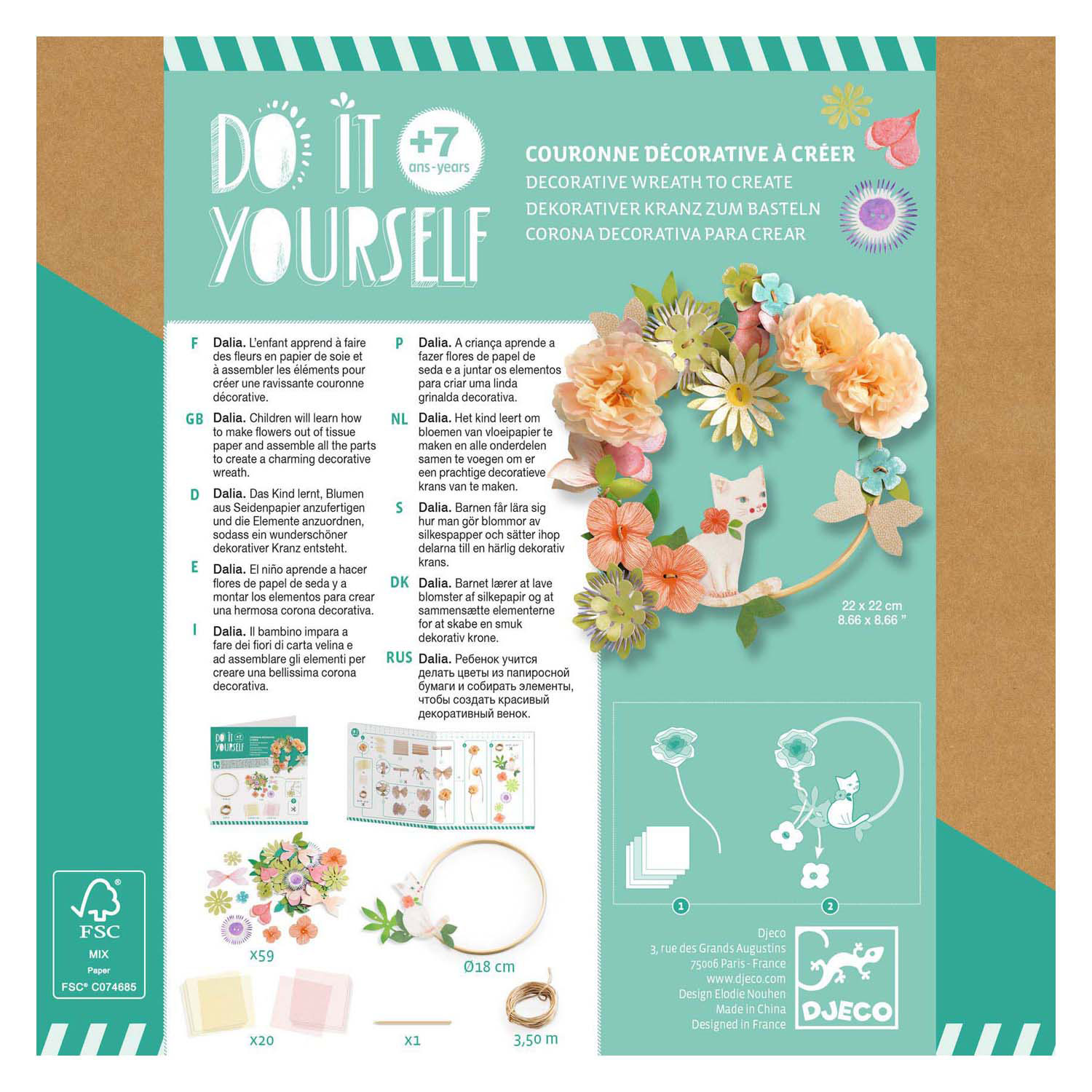 Djeco DIY - Knutselset Bloemenkrans