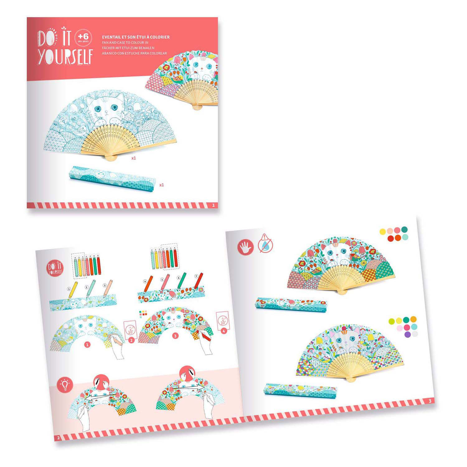 Djeco DIY - Knutselset Waaier 