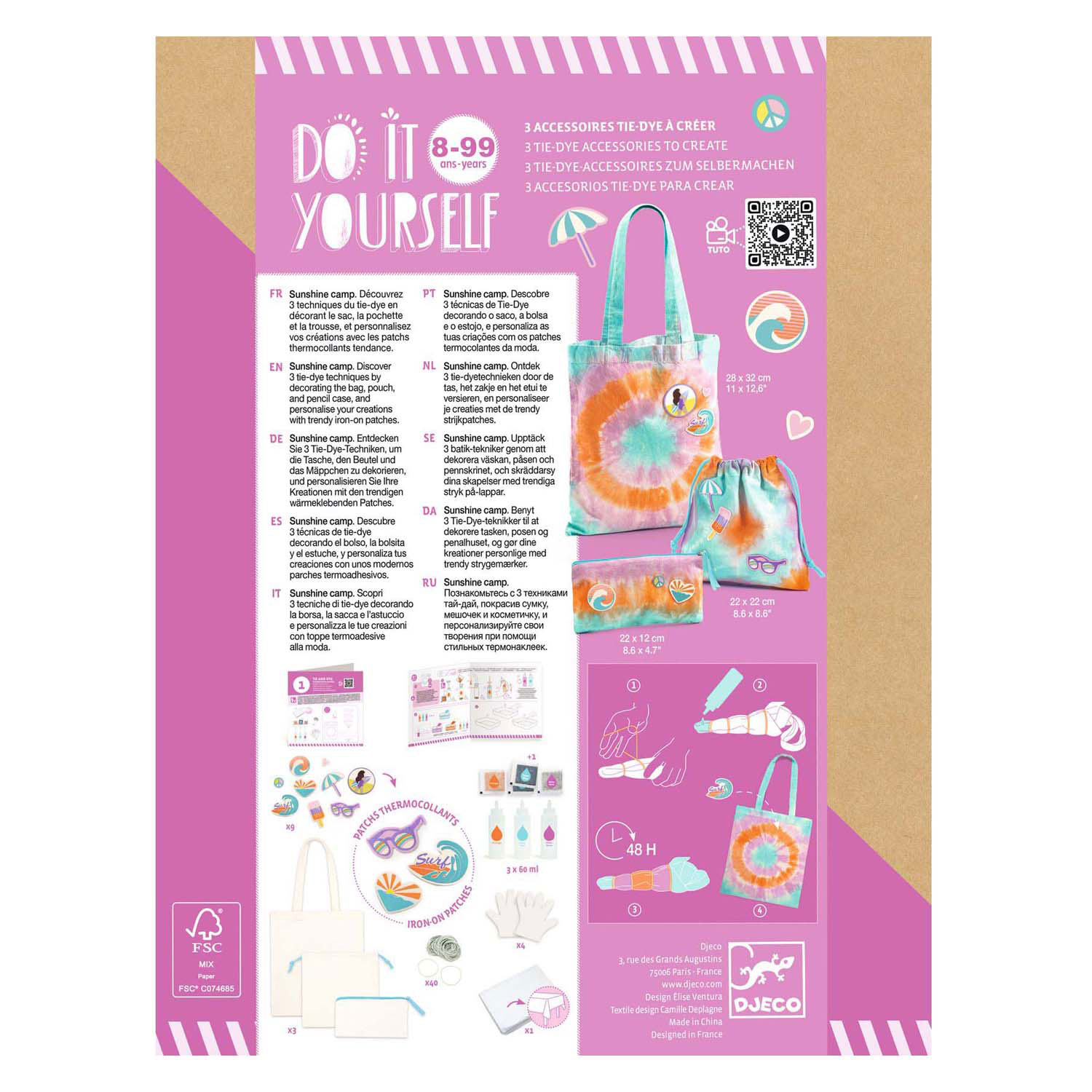 Djeco DIY - Knutselset Tie-dye
