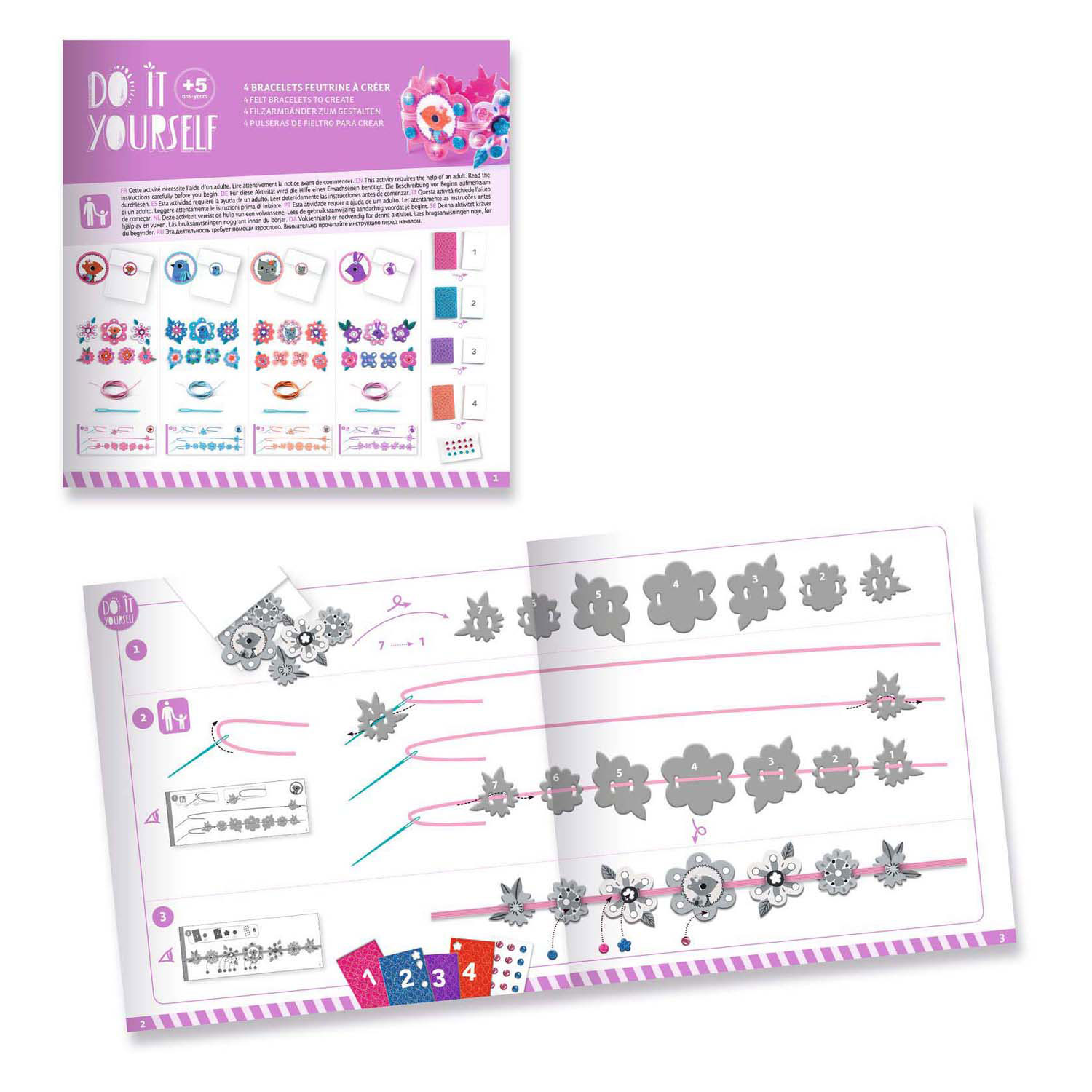 Djeco DIY - Knutselset Armbanden maken