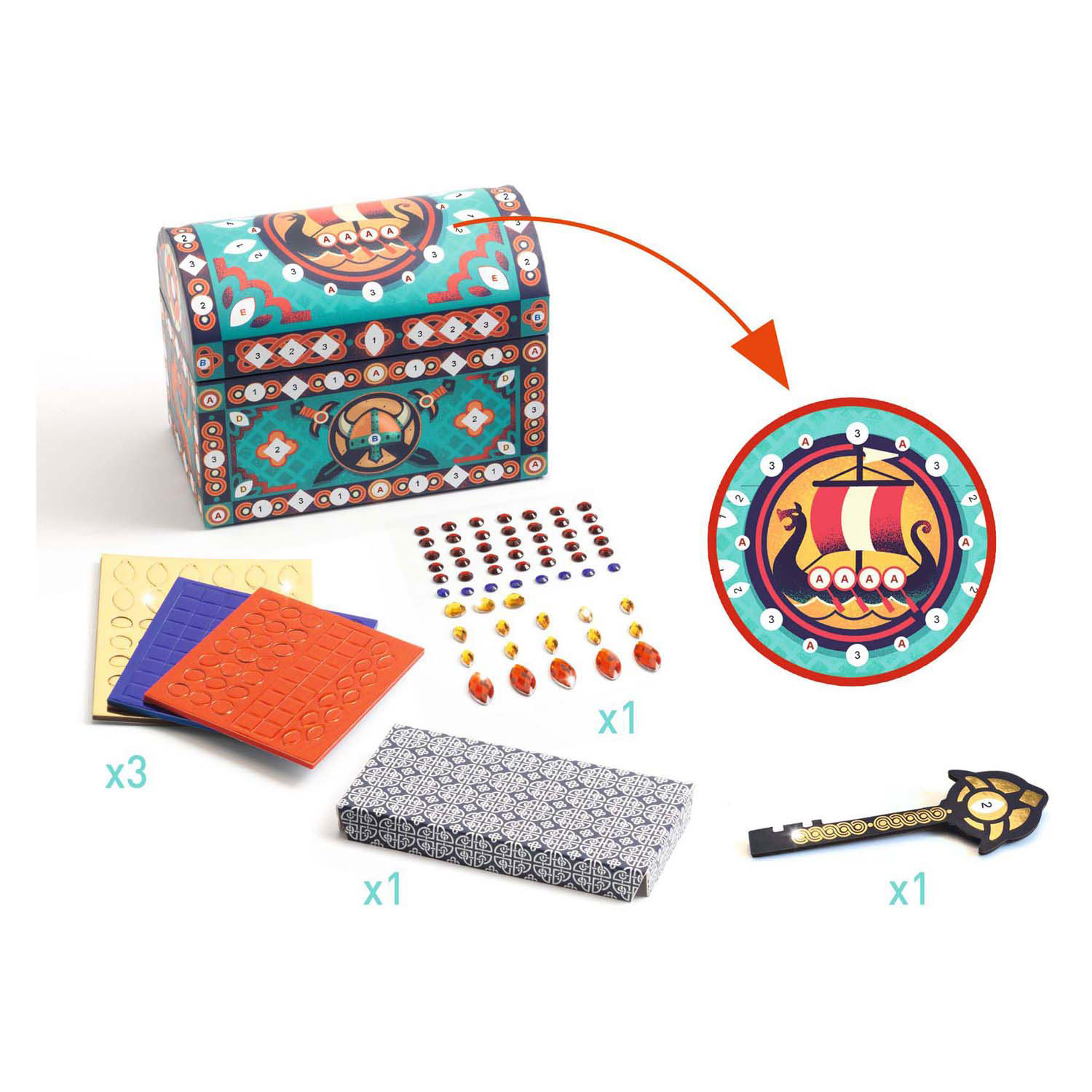 Djeco DIY - Knutselset Schatkist