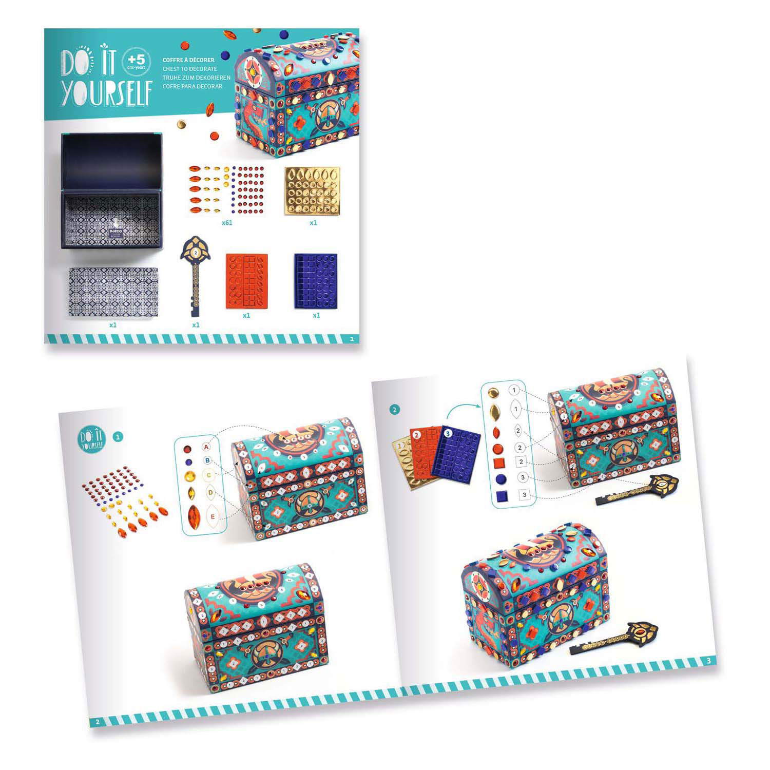 Djeco DIY - Knutselset Schatkist