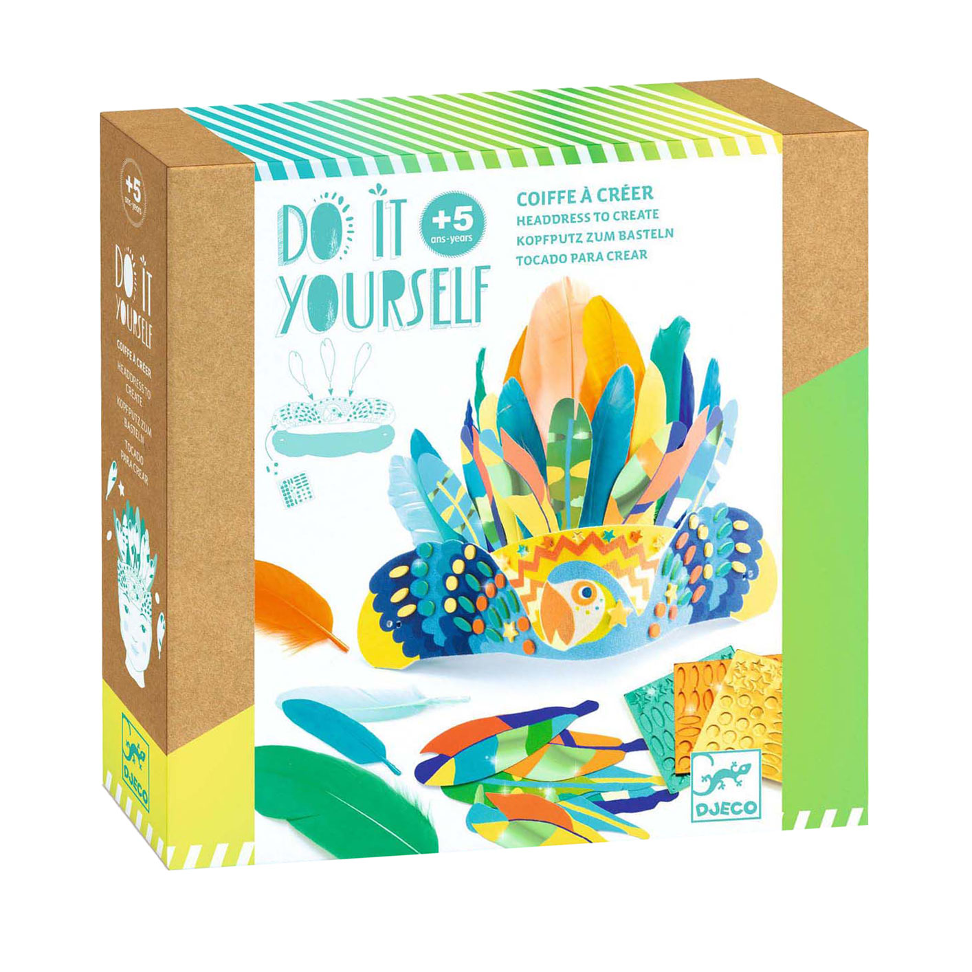 Djeco DIY - Knutselset Tropisch Hoofdtooi