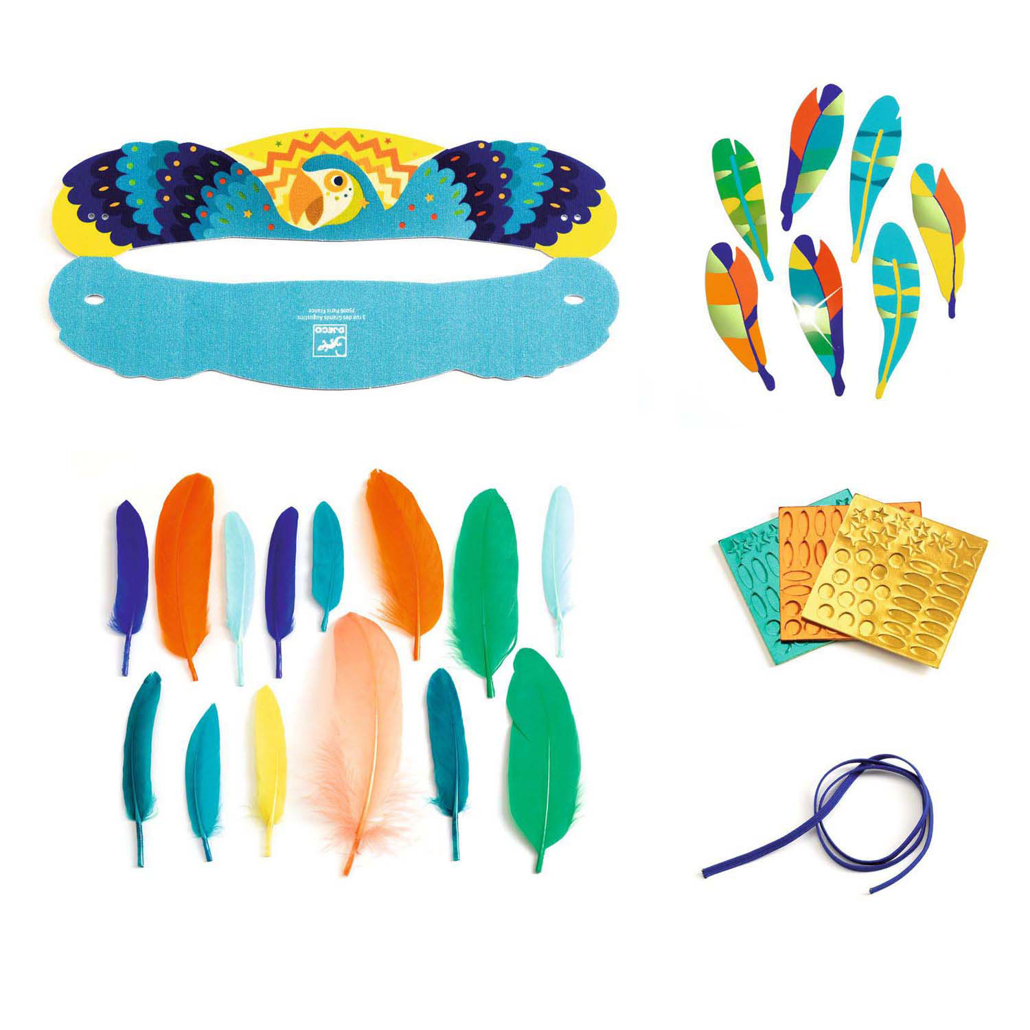 Djeco DIY - Knutselset Tropisch Hoofdtooi