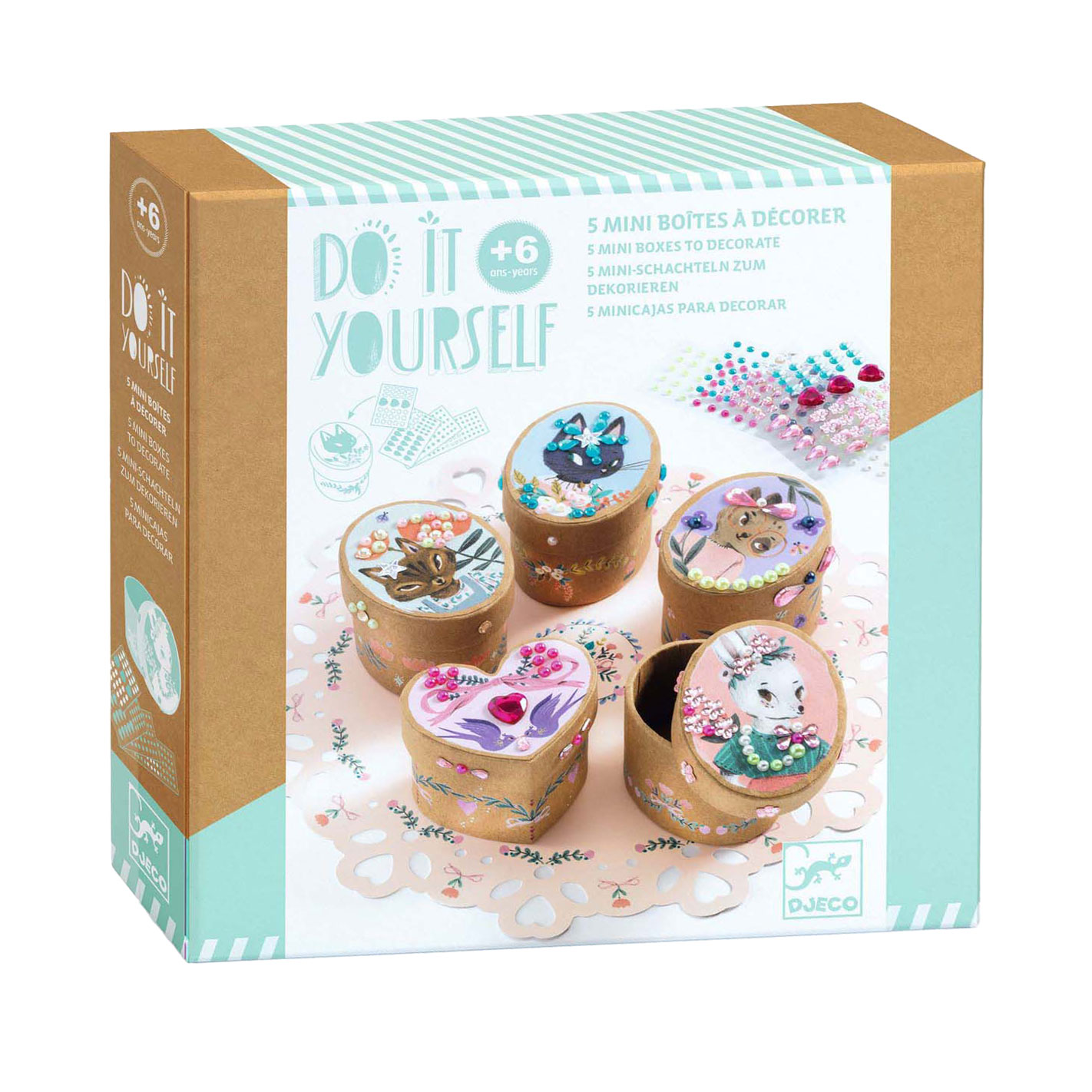 Djeco DIY - Knutsel Doosjes - 5st. 