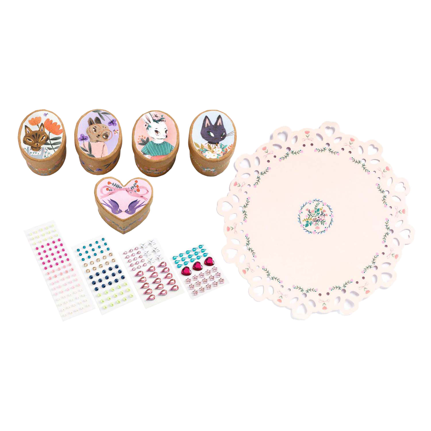 Djeco DIY - Knutsel Doosjes - 5st. 
