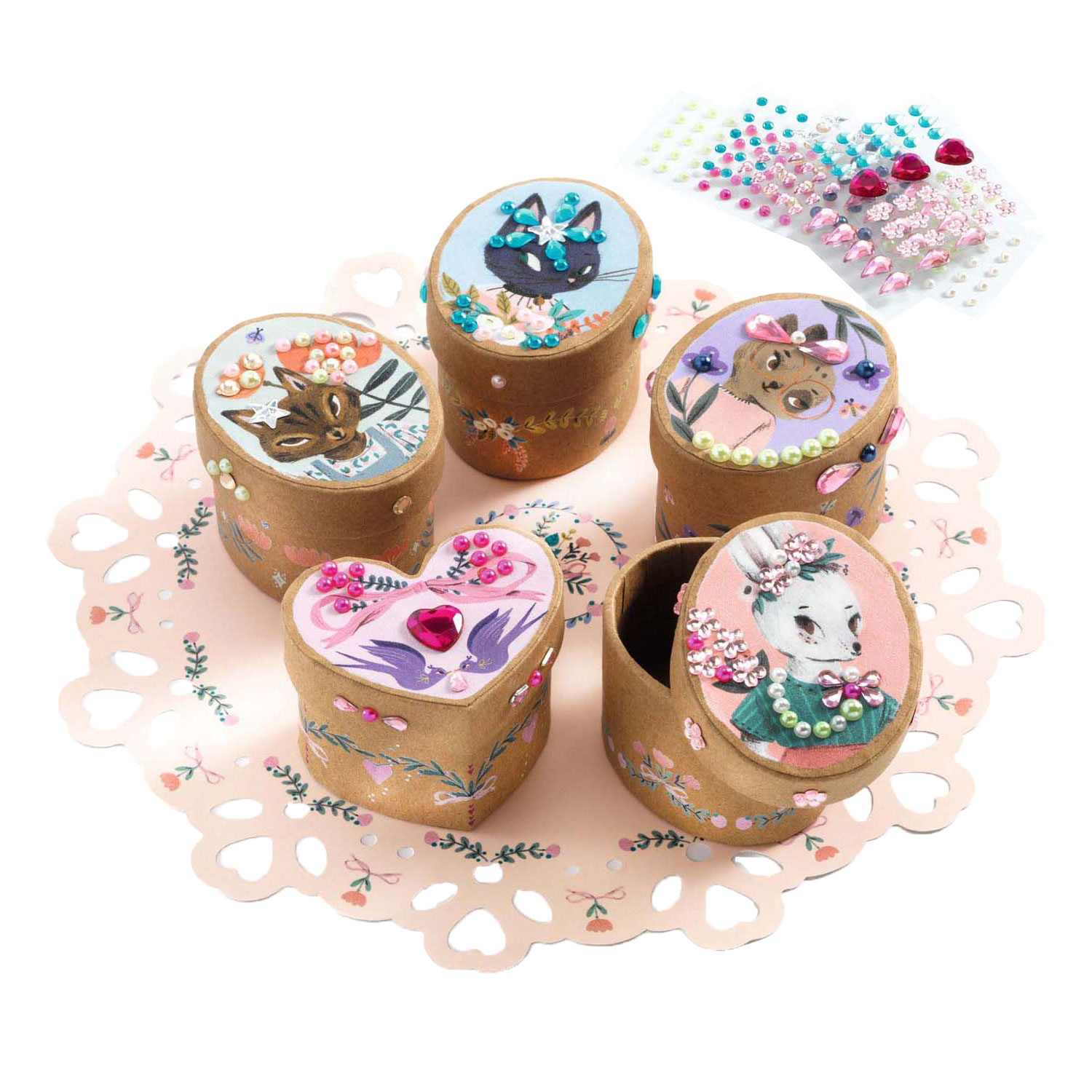 Djeco DIY - Knutsel Doosjes - 5st. 