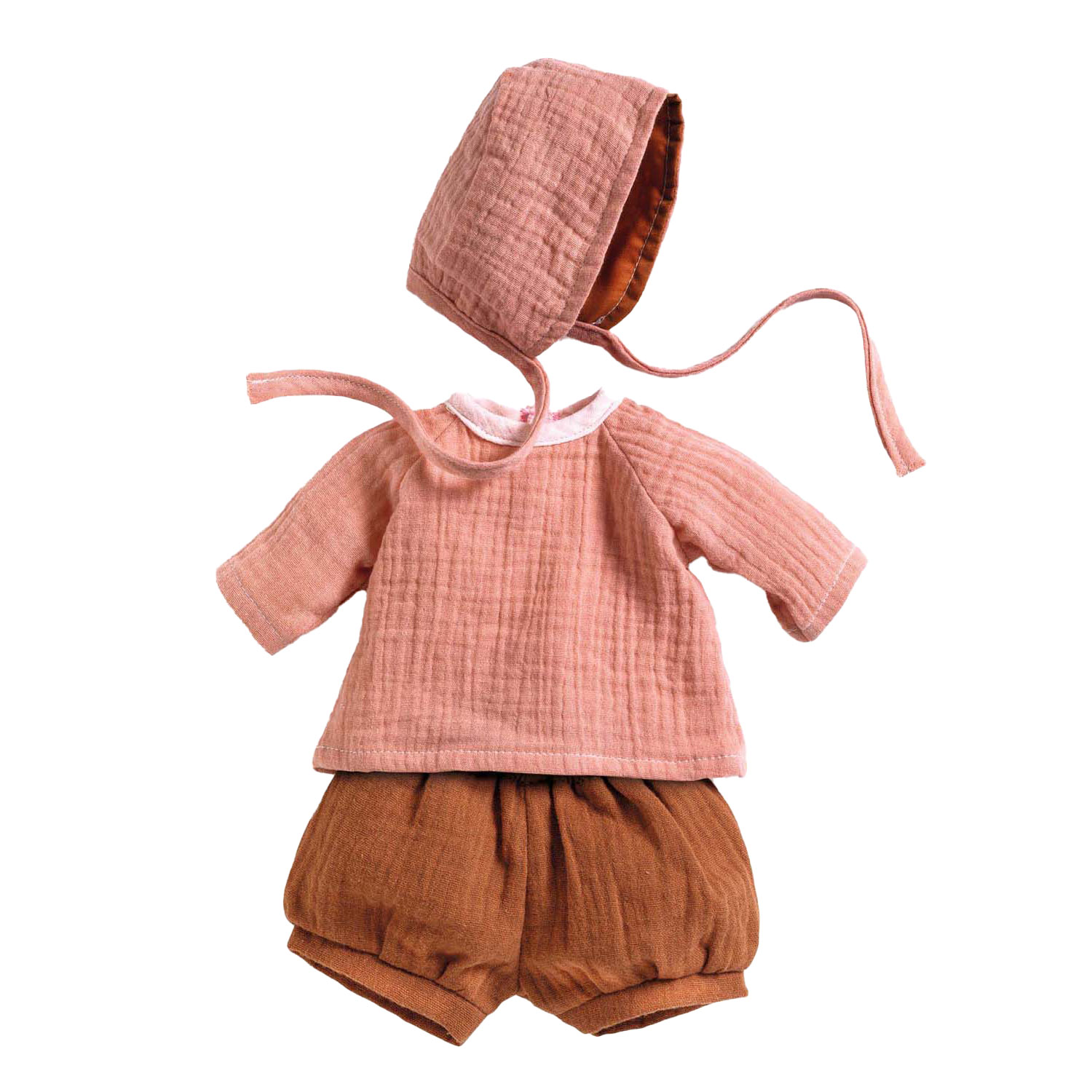 Djeco Perzik Outfit voor Poppen - 3dlg.