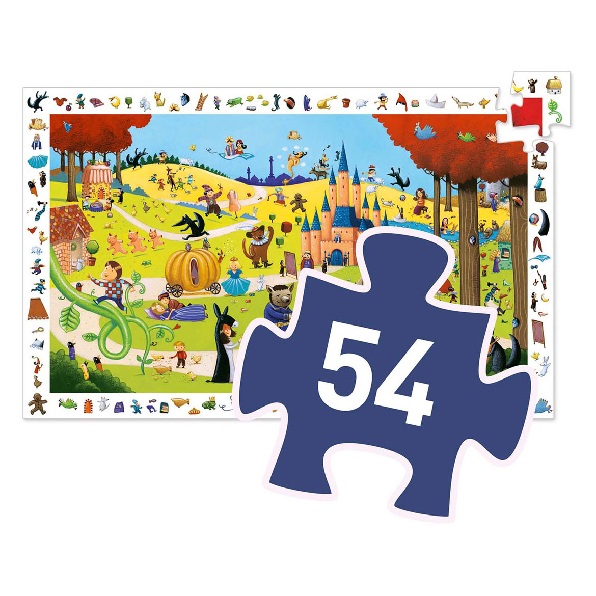 Djeco Zoekpuzzel Sprookjes - 54st.