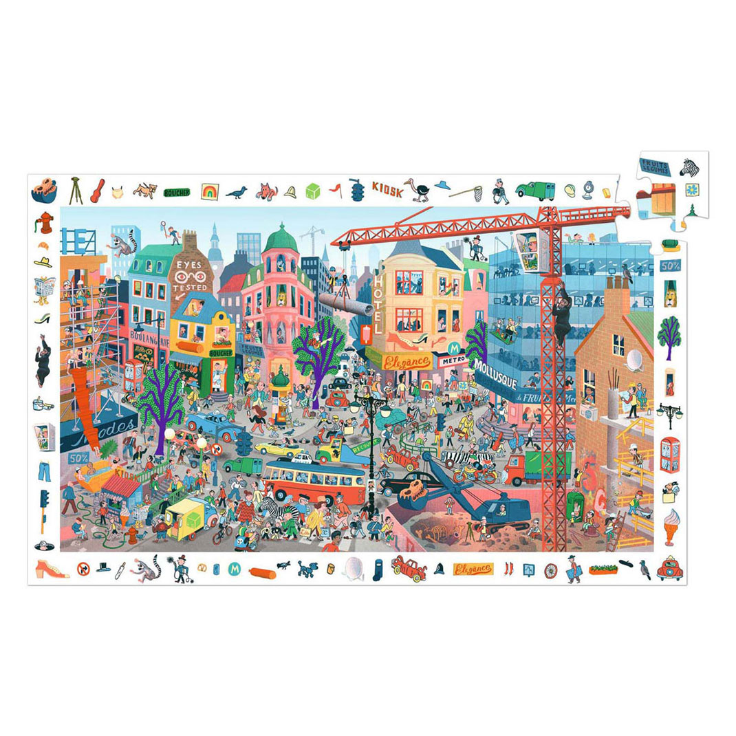 Djeco Zoekpuzzel Dierentuin Dieren - 200st.