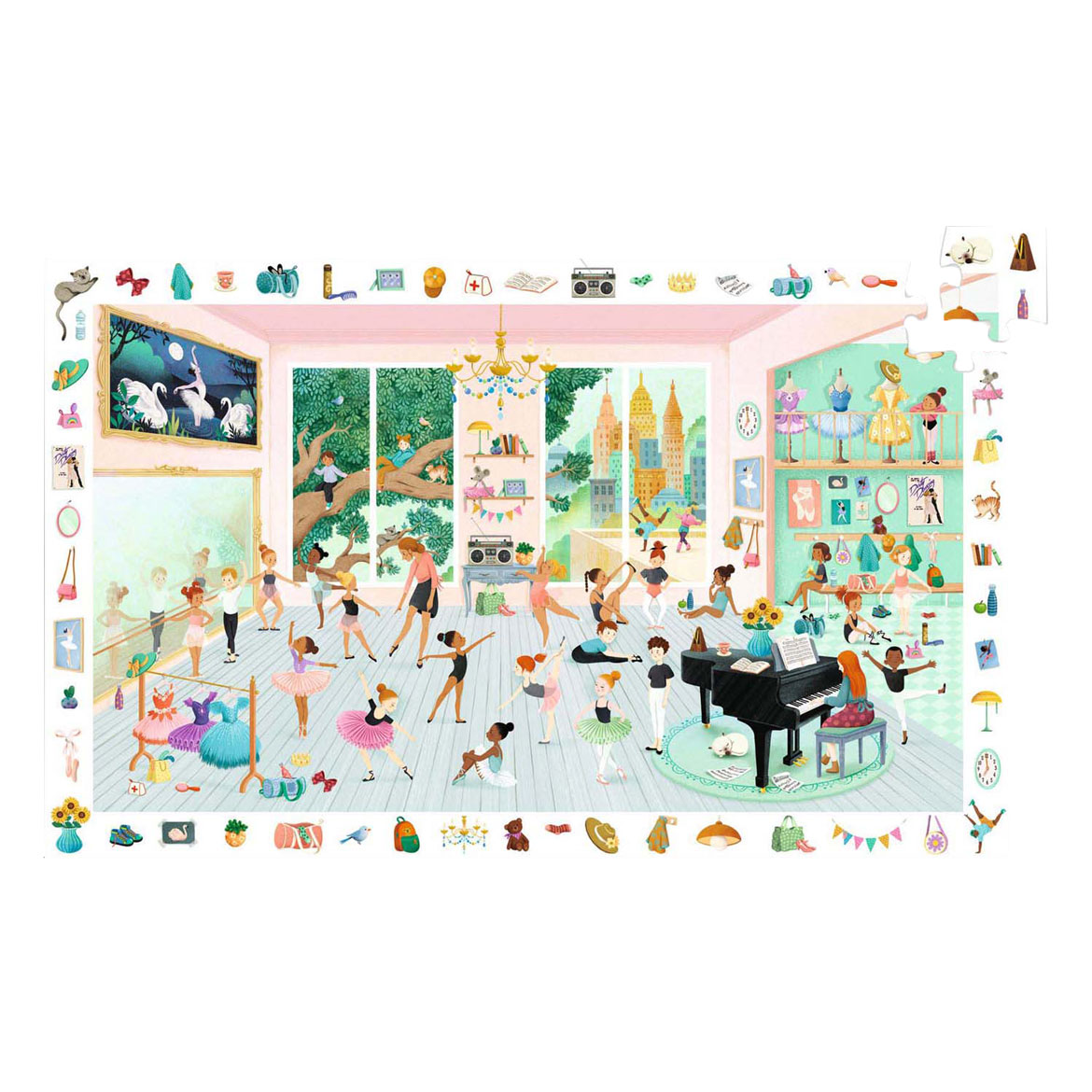 Djeco Zoekpuzzel Dansschool - 100st.
