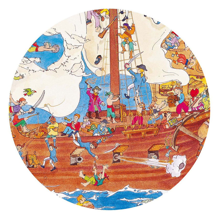 Djeco Legpuzzel Piraten - 100st.