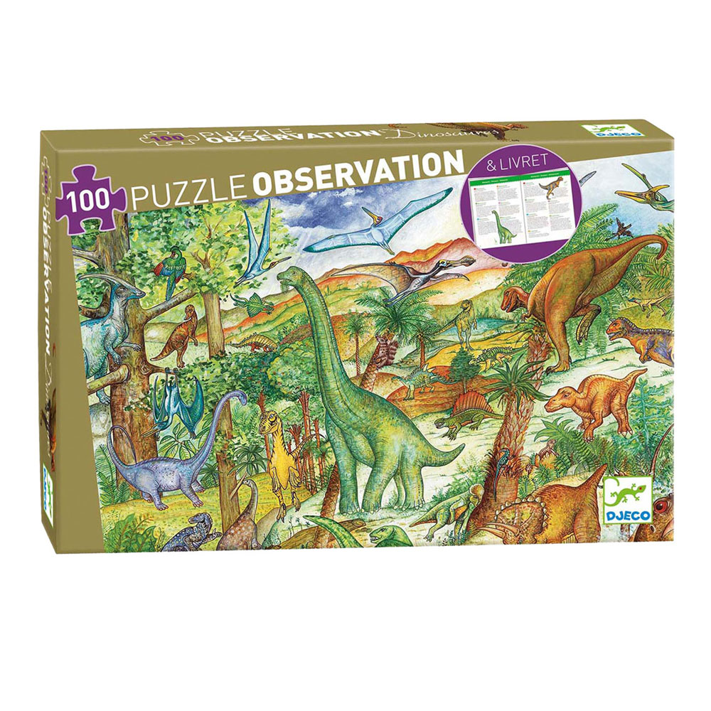 Djeco Legpuzzel Dinosaurus - 100st.