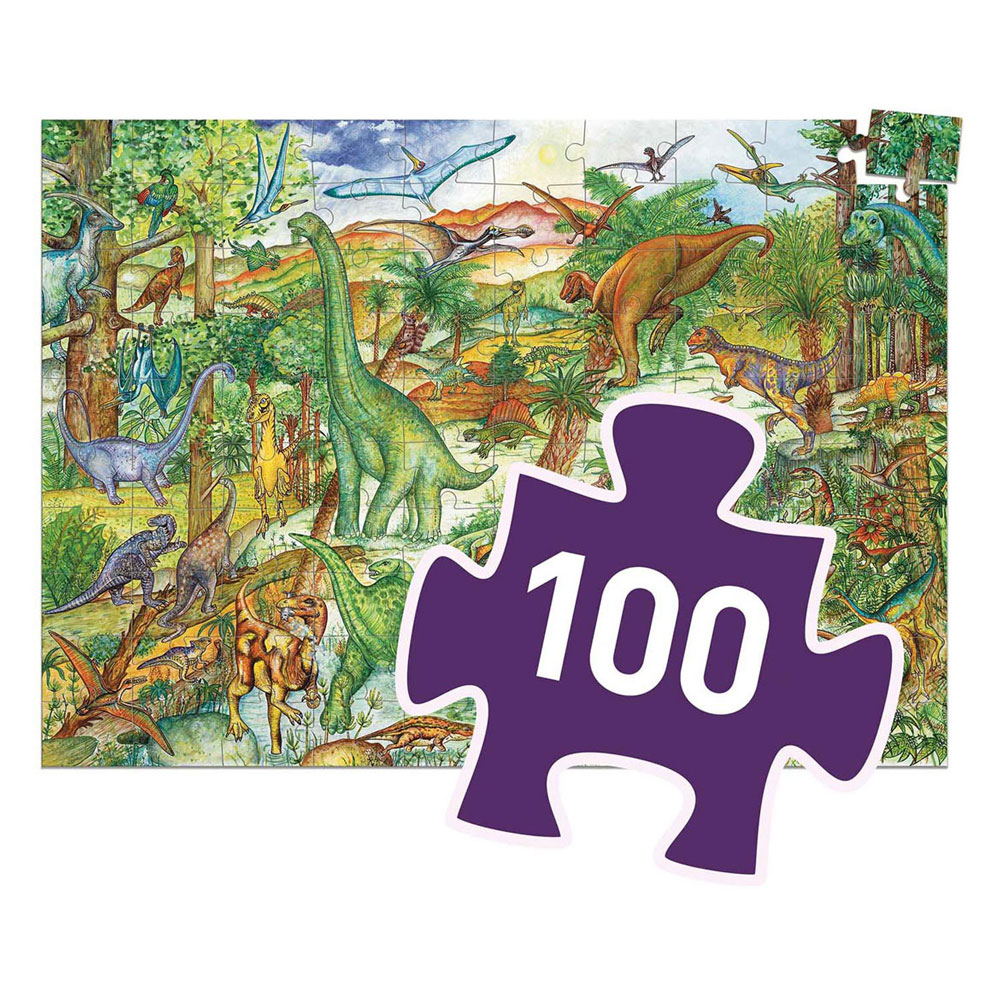 Djeco Legpuzzel Dinosaurus - 100st.