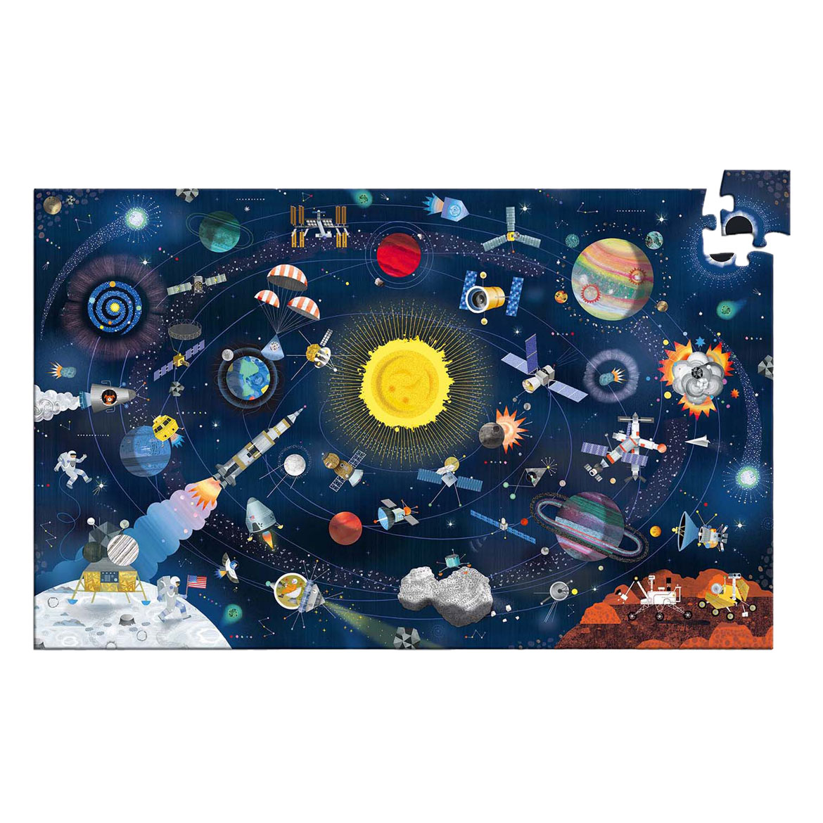 Djeco Legpuzzel Ruimte - 200st.
