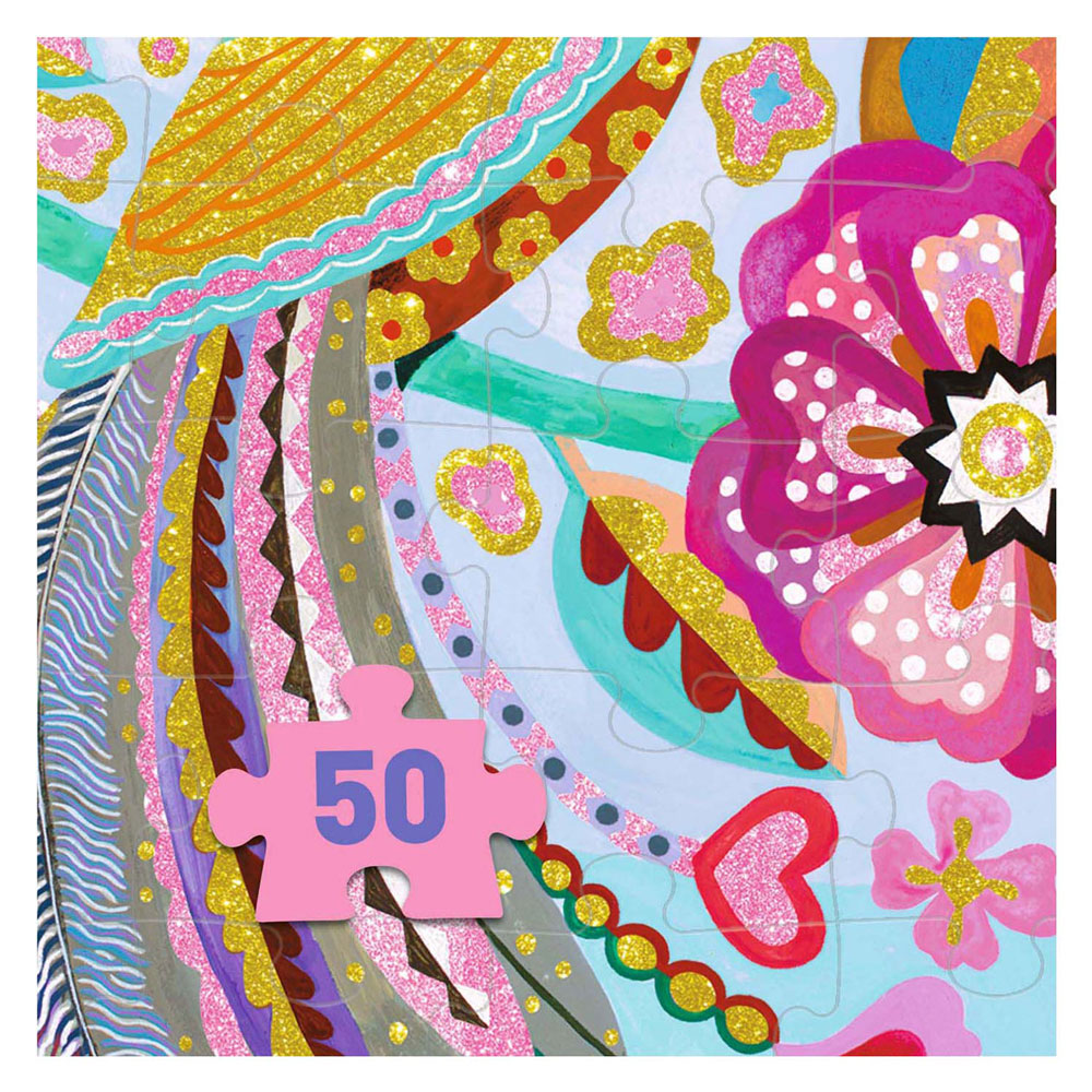 Djeco Legpuzzel Vogel - 50st.