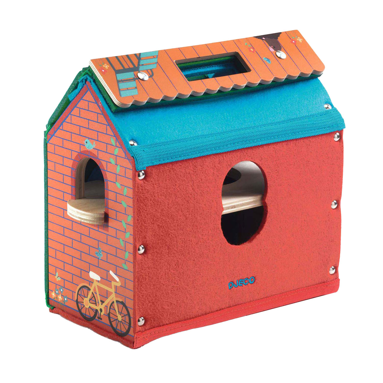 Djeco Houten Huis met 7 Figuren Djeco Houten Huis met 7 Figuren