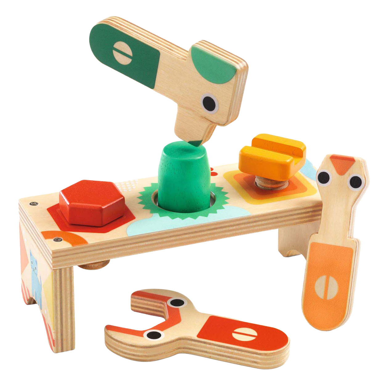 Djeco Houten Mini Werkbank