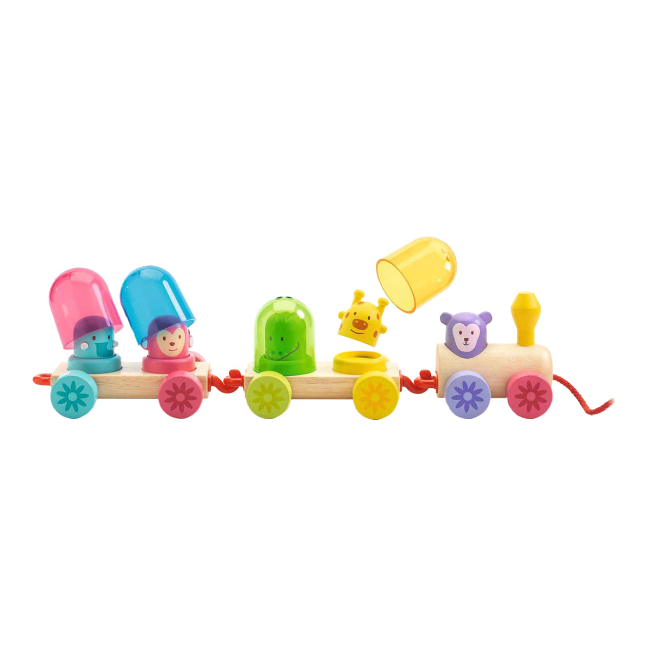 Djeco Houten Regenboogtrein