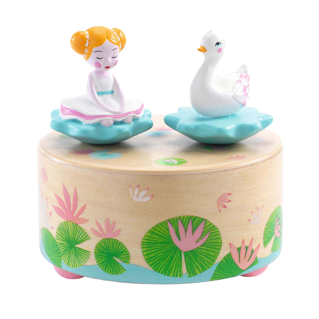 Djeco Magnetische Spieluhr - Ballerina und ein Schwan
