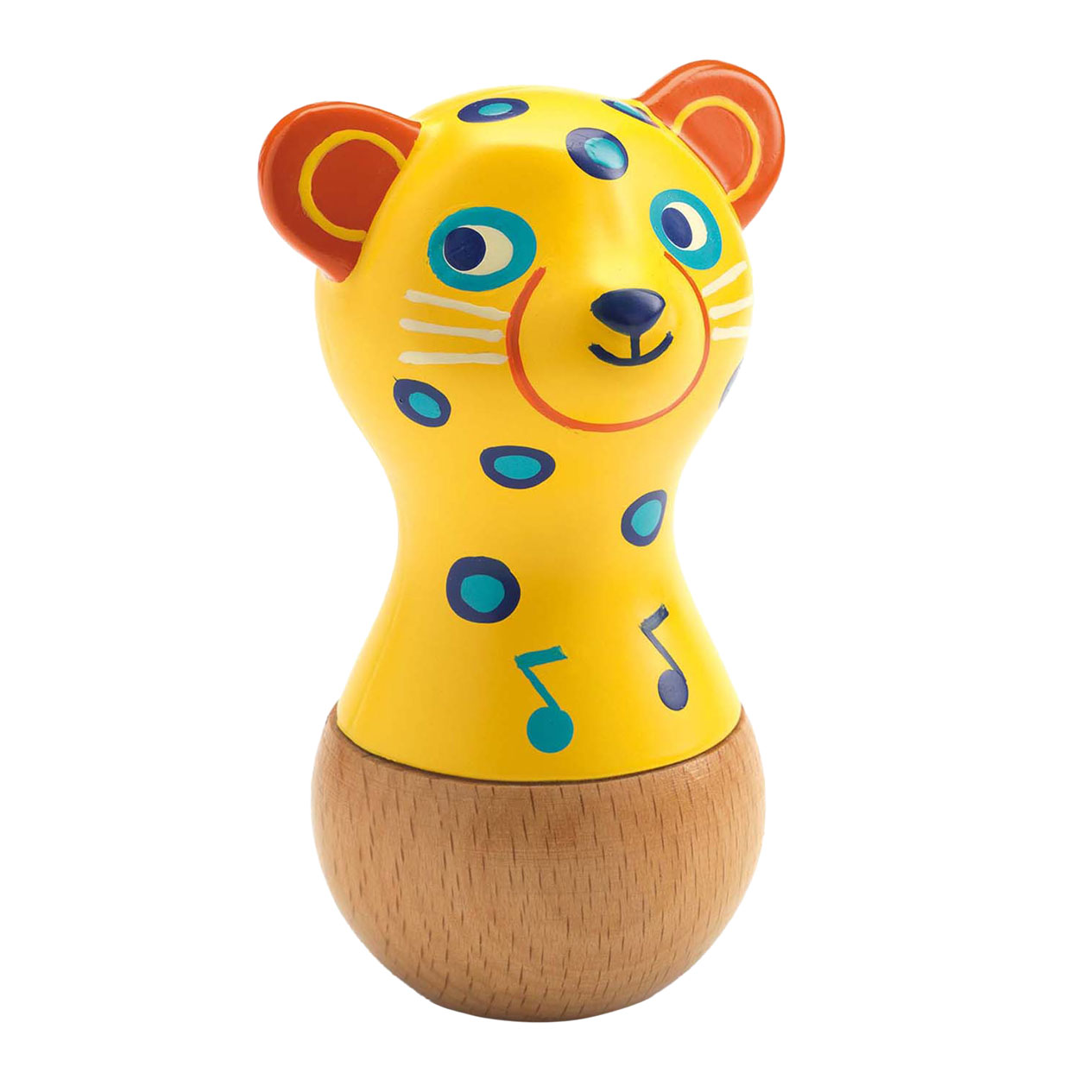 Djeco Kleurrijke Maraca Jaquar