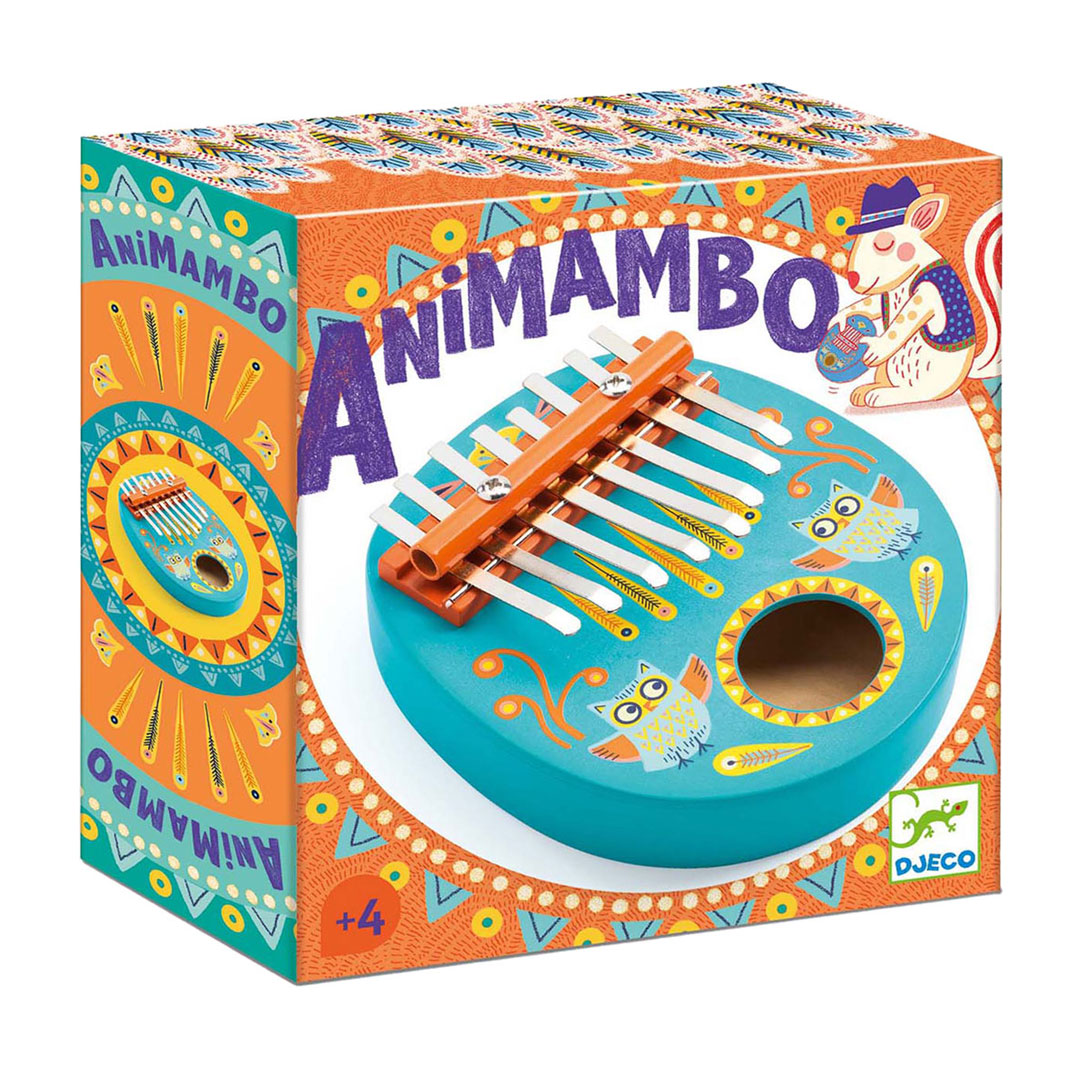 Djeco Houten Kleurrijke Kalimba