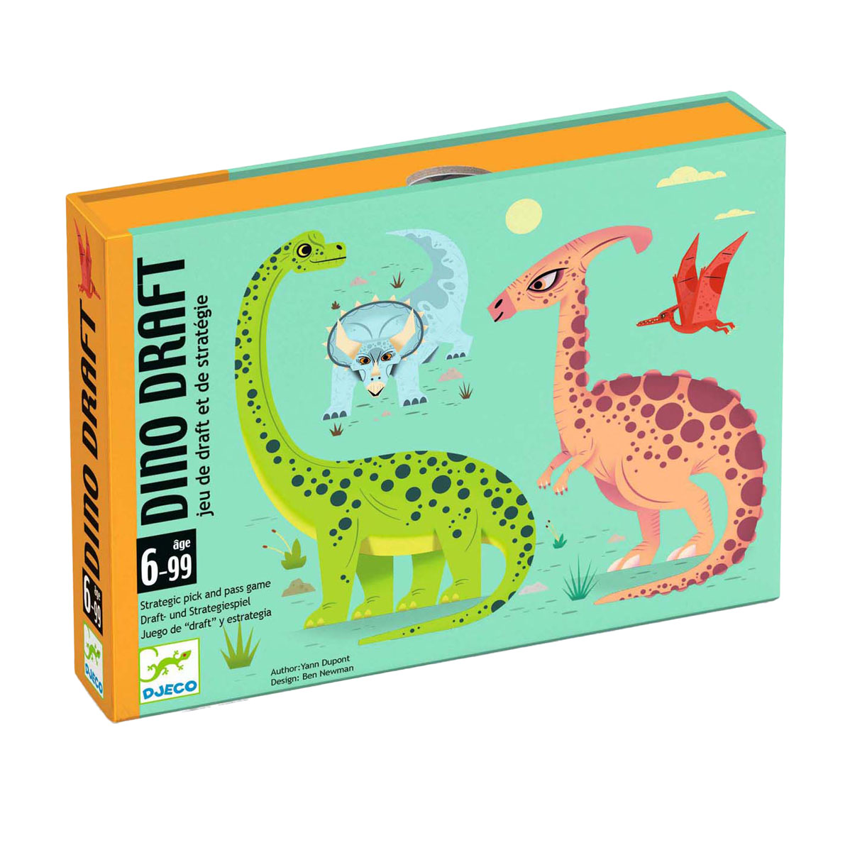 Jeu de cartes Djeco Dino Draft - 60 cartes