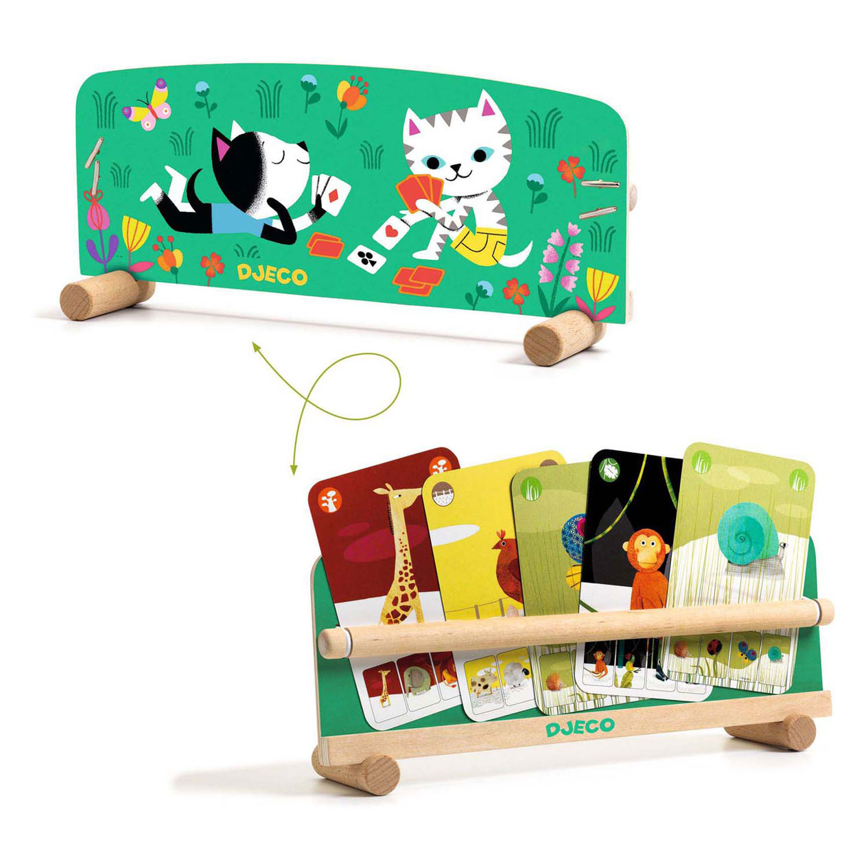 Djeco Houten Kaarthouder