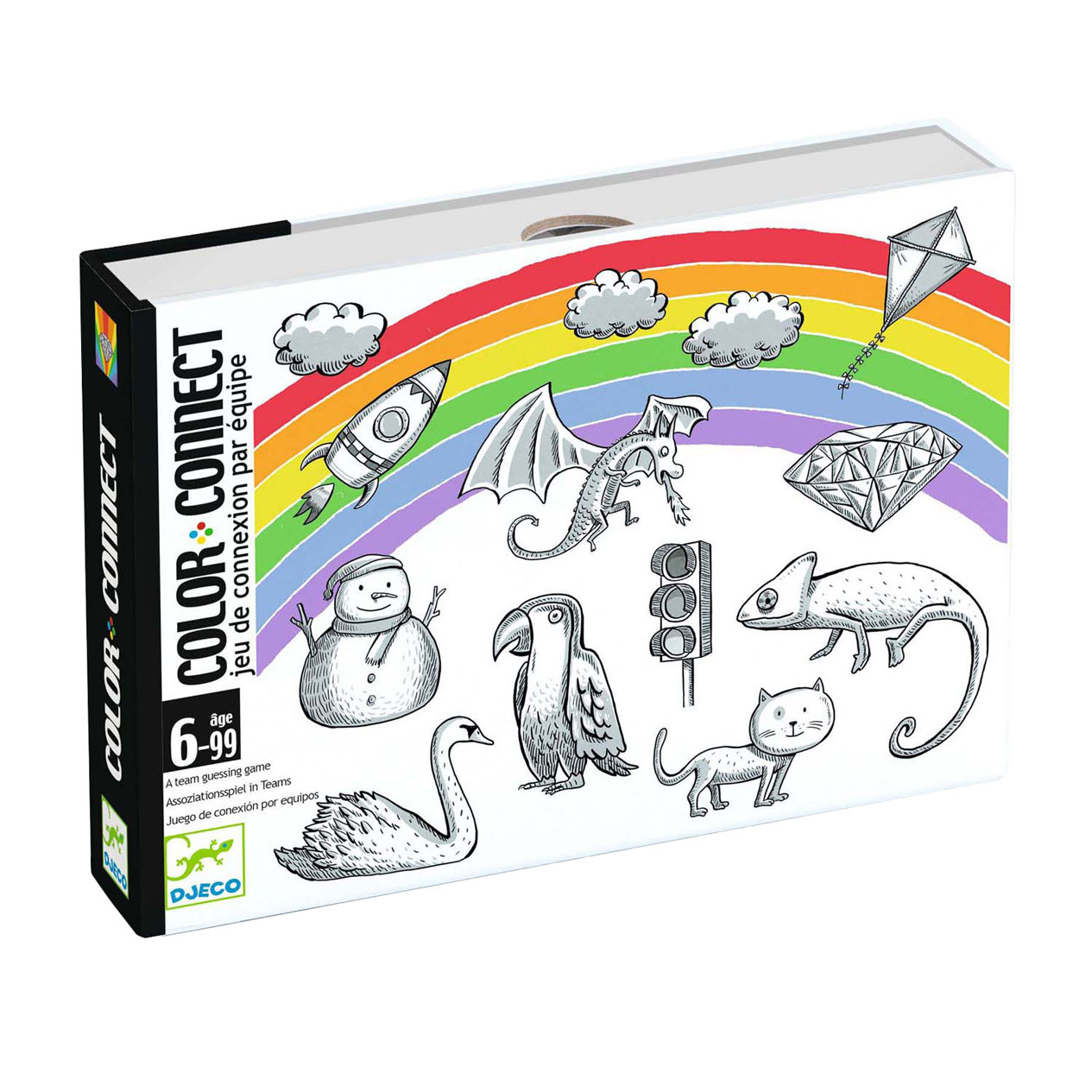 Jeu de cartes Djeco Color Connect - Jusqu'à 6 joueurs
