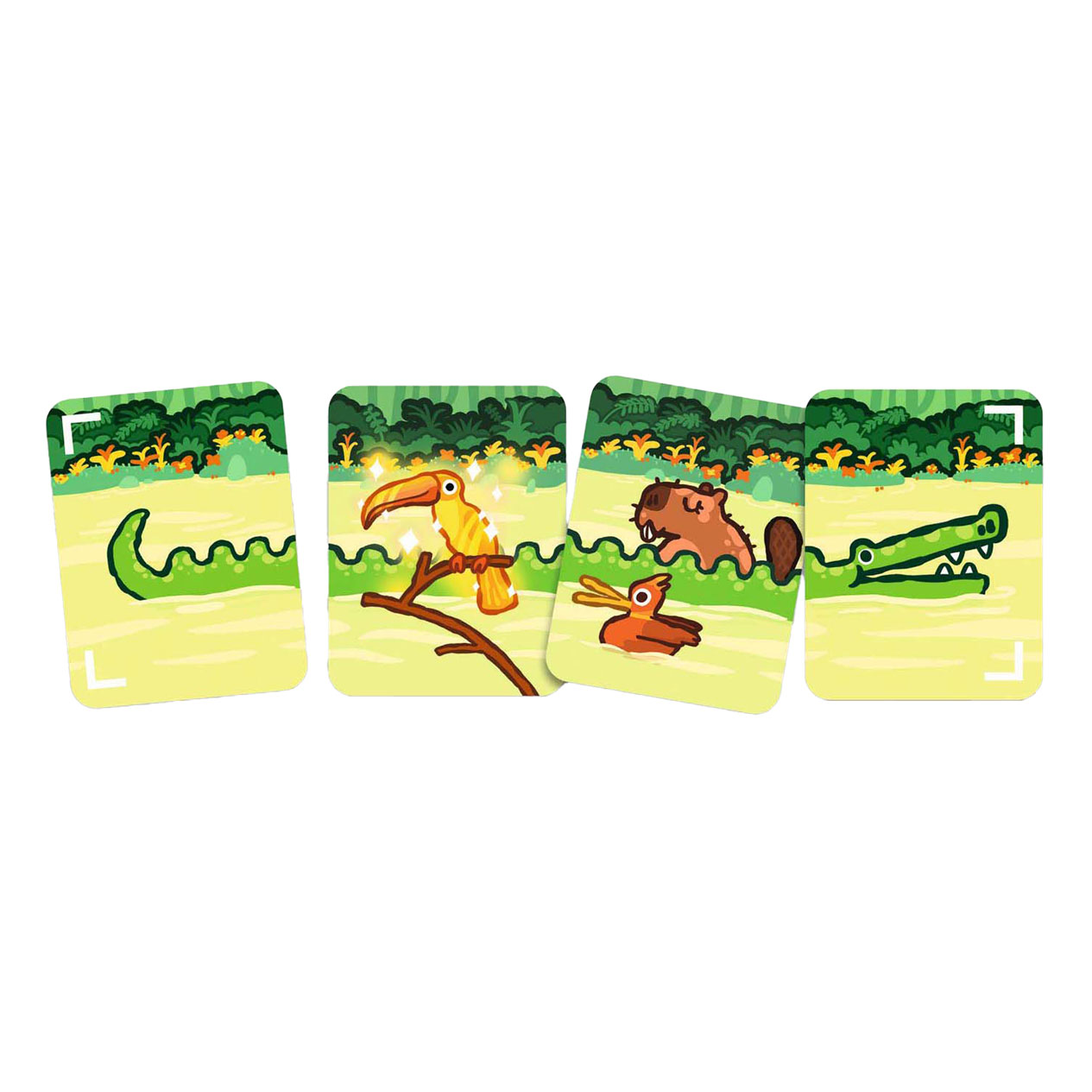 Djeco Kaartspel Safari Croco - 2 tot 5 Spelers