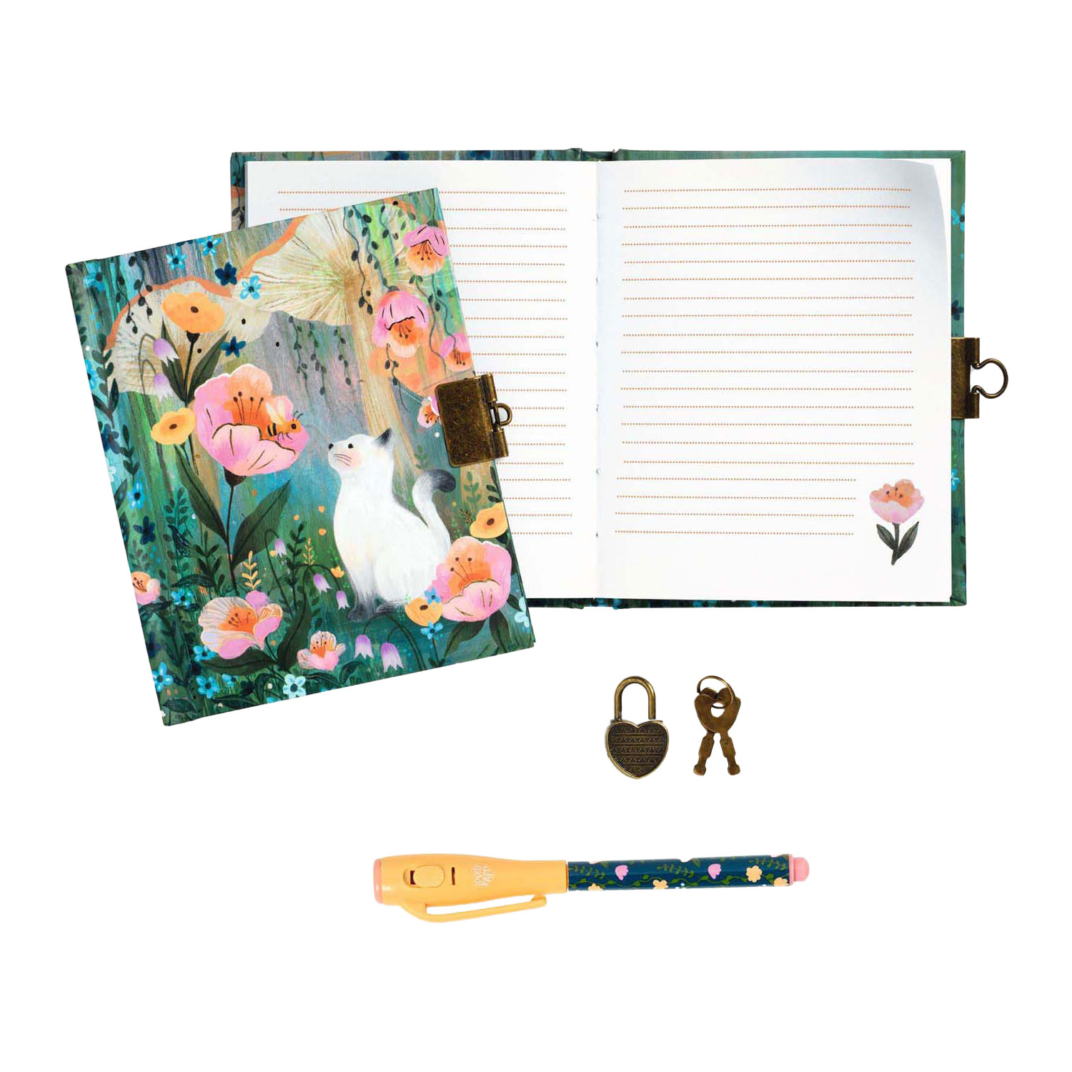 Djeco Dagboek met Slotje en Magische Pen Little Kendra
