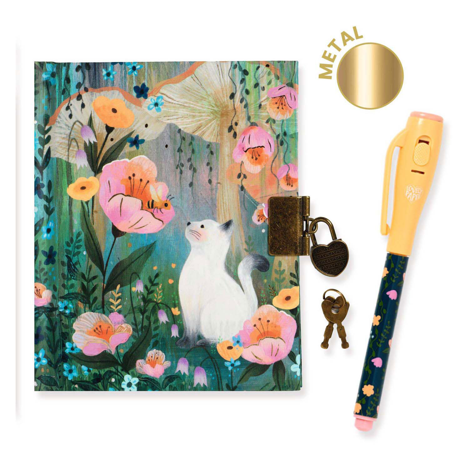 Djeco Dagboek met Slotje en Magische Pen Little Kendra