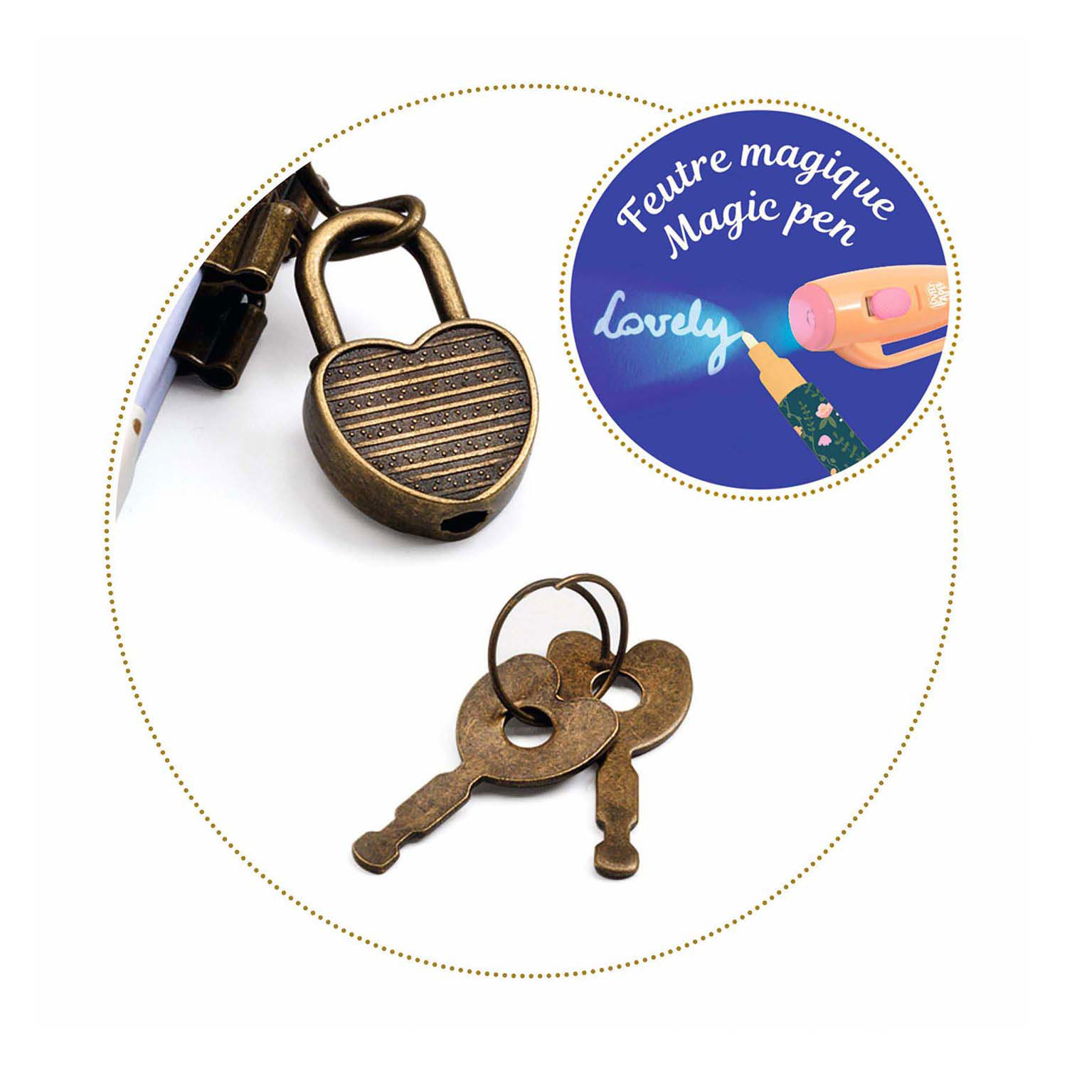 Djeco Dagboek met Slotje en Magische Pen Little Kendra