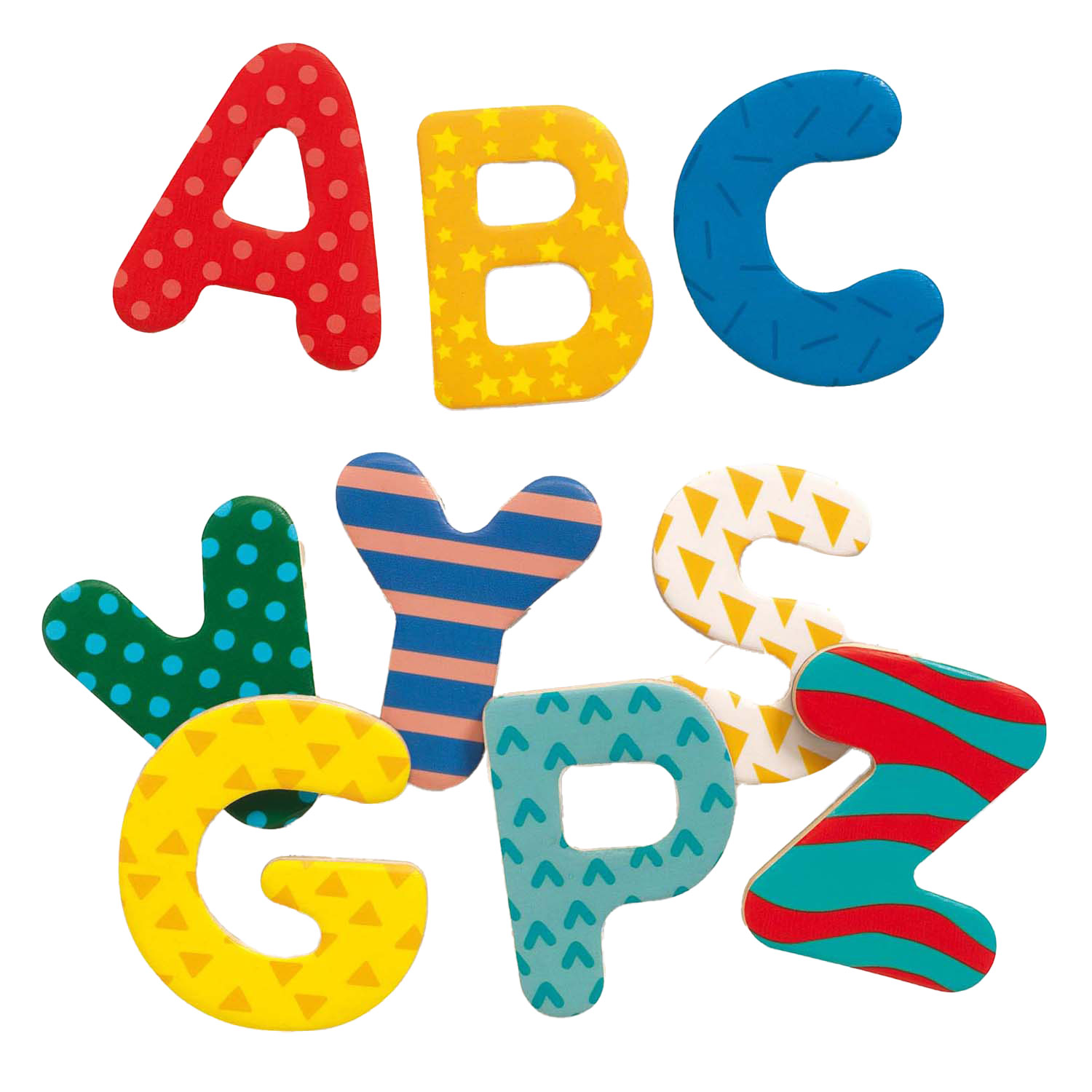 Djeco Magnetische Houten Letters - 38dlg.