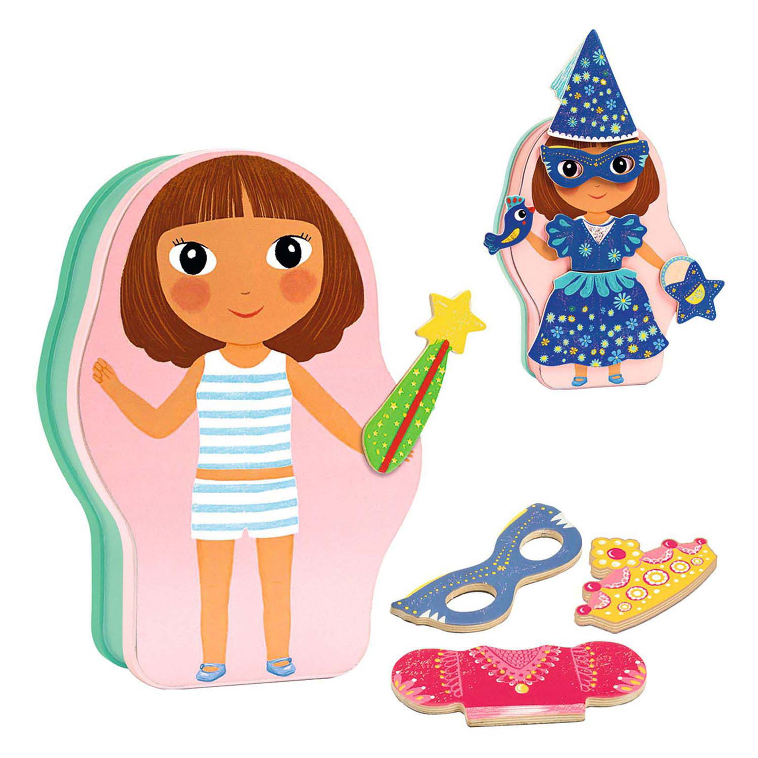 Djeco Magnetische Puzzel Fantasiefiguren