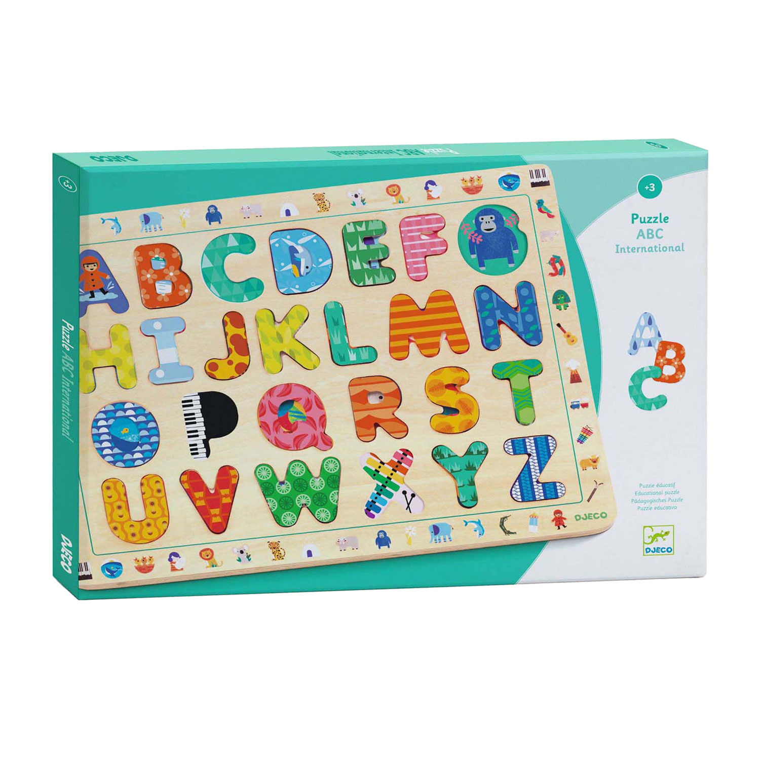 Djeco Houten Puzzel - Het Alfabet